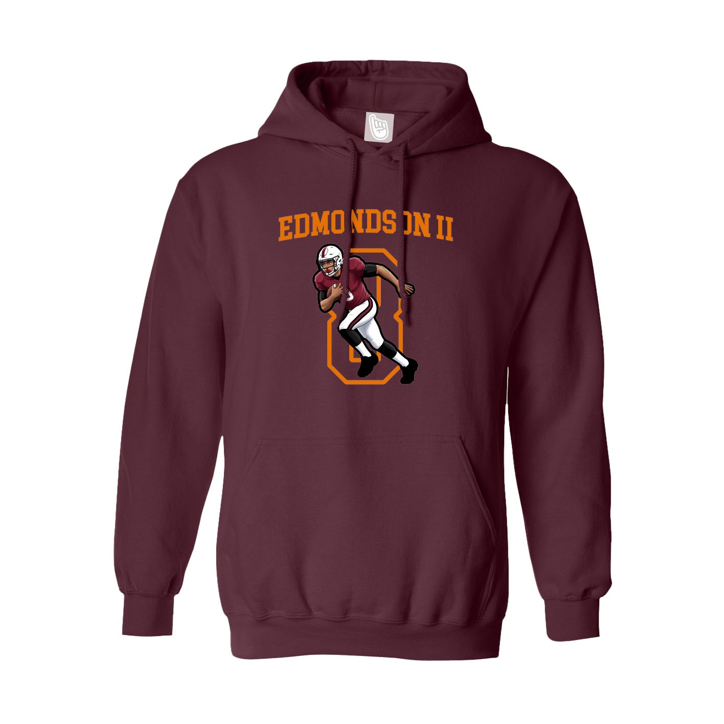 Hoodie — Shirsey in Maroon