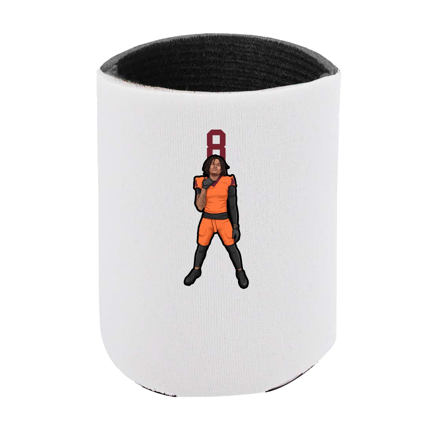 Can Holder — Number Top in White