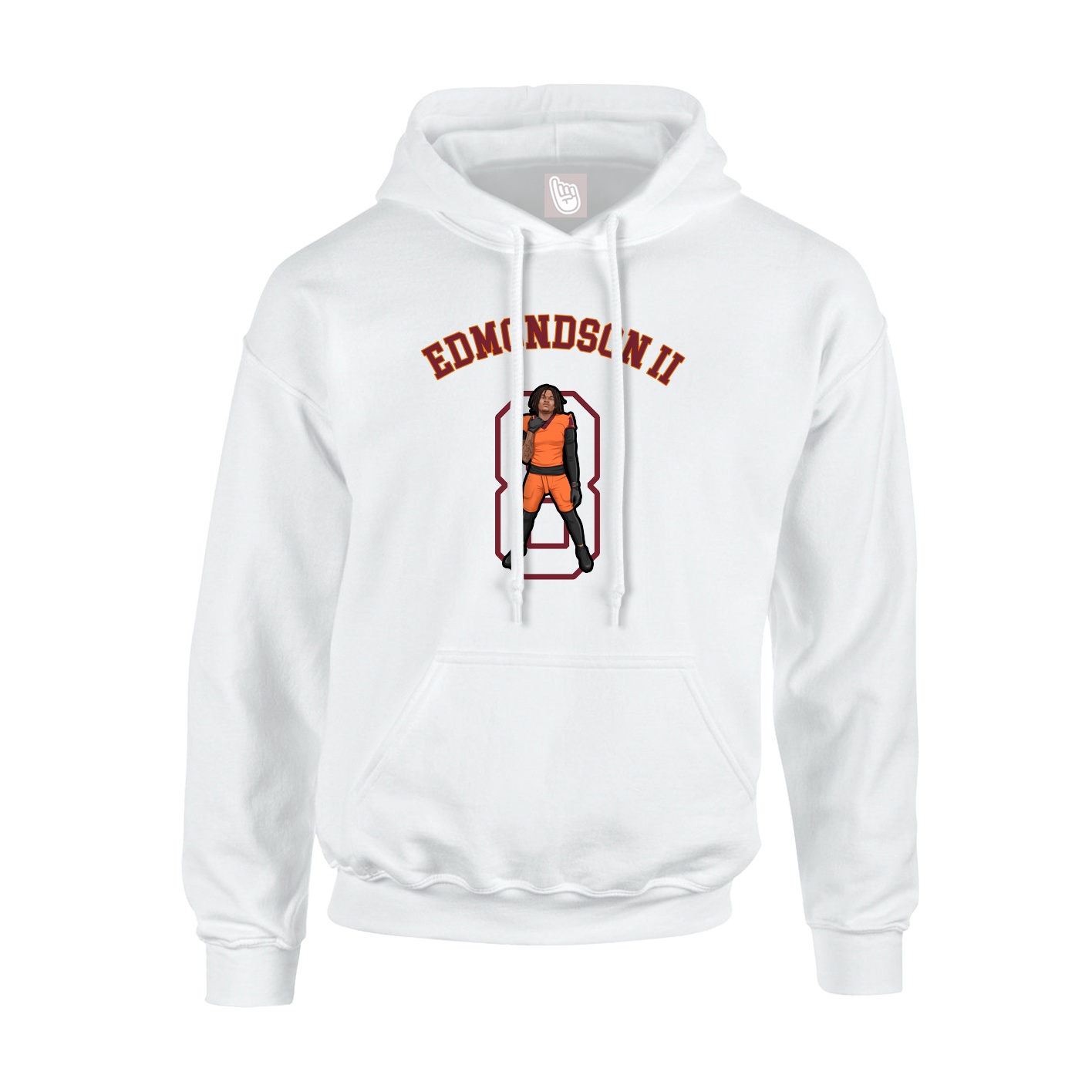 Youth Hoodie — Shirsey Arch in White