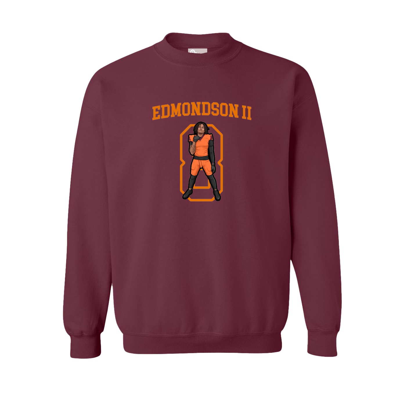 Fleece Crew — Shirsey in Maroon