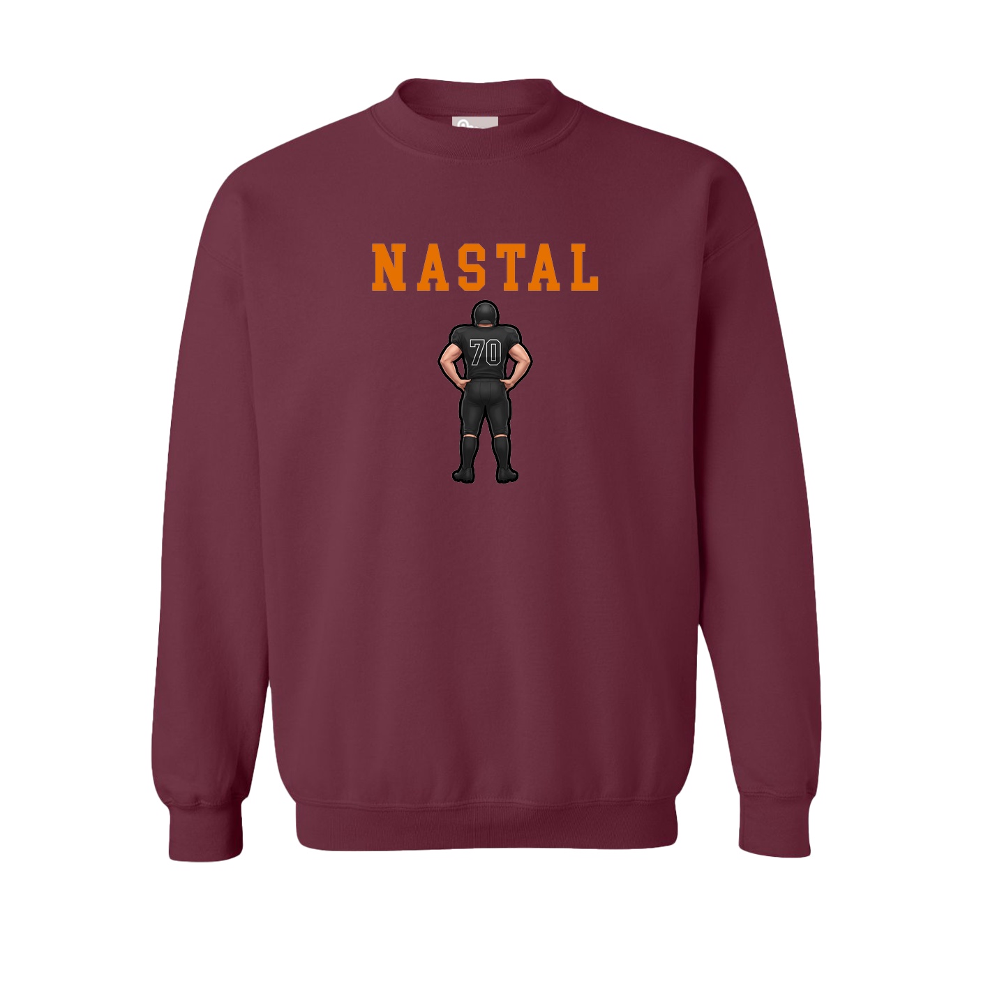Fleece Crew — Shirsey in Maroon