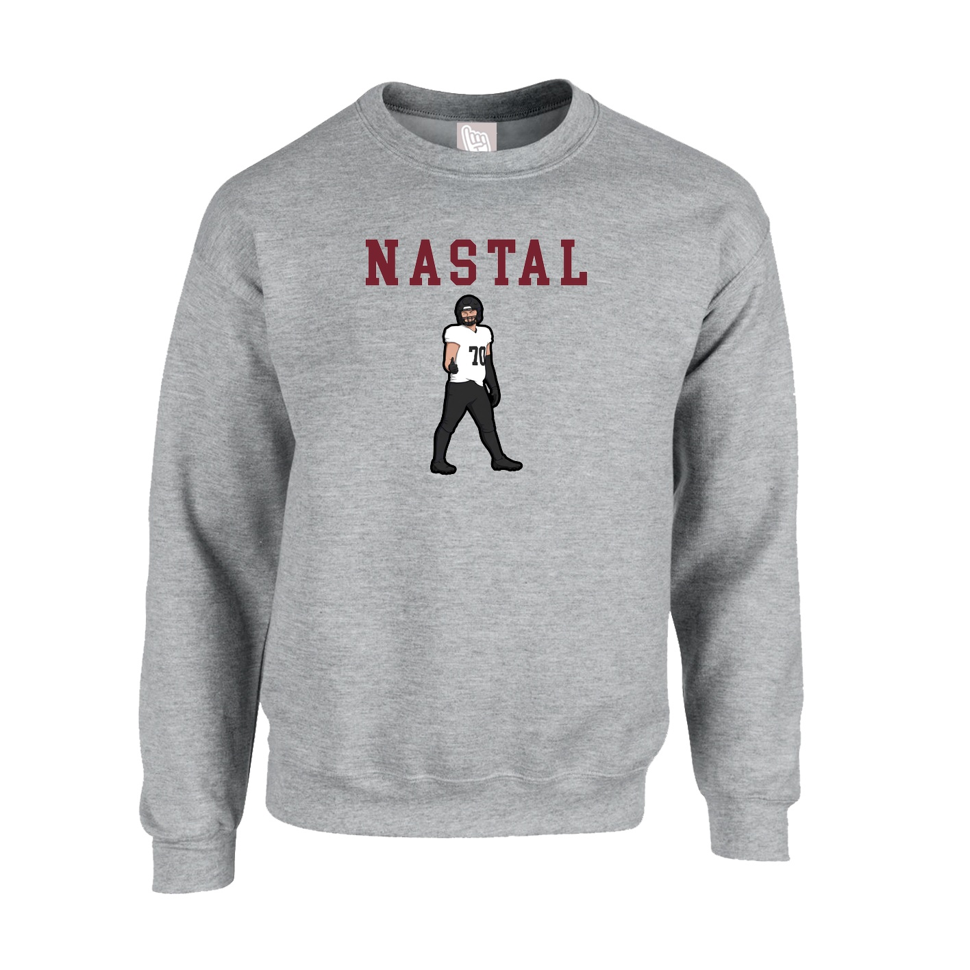 Fleece Crew — Shirsey in Grey
