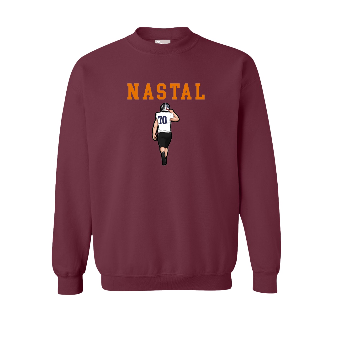 Fleece Crew — Shirsey in Maroon
