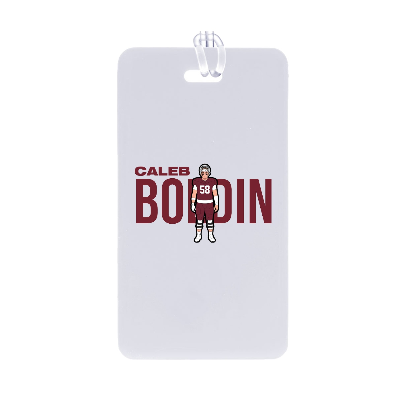 Bag Tag — Player Name in Classic