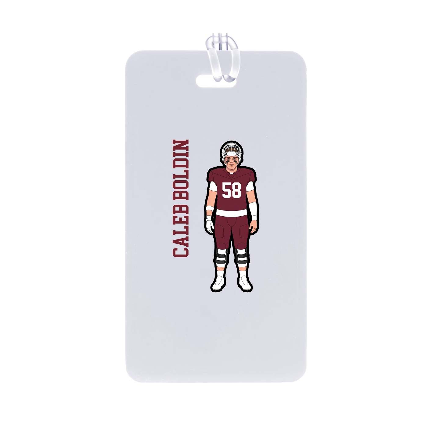 Bag Tag — Name Vertical in Classic