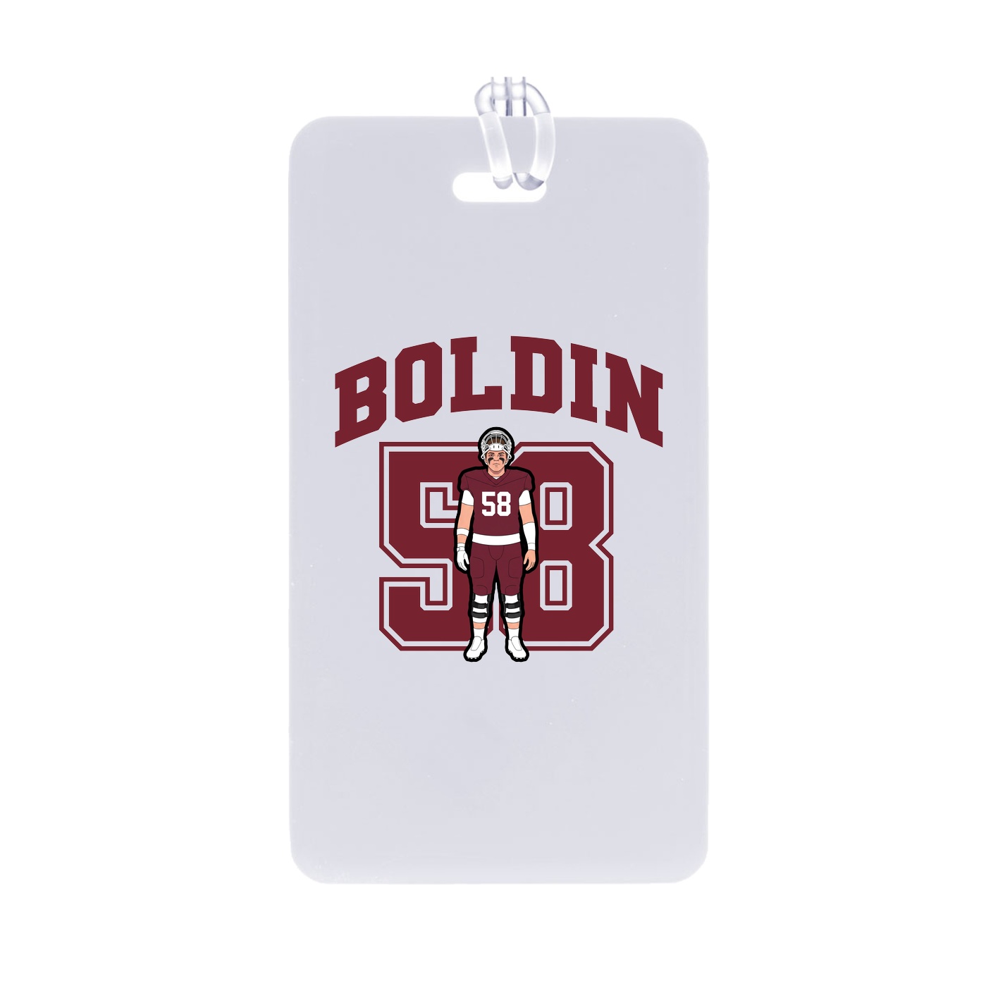 Bag Tag — Number in Classic