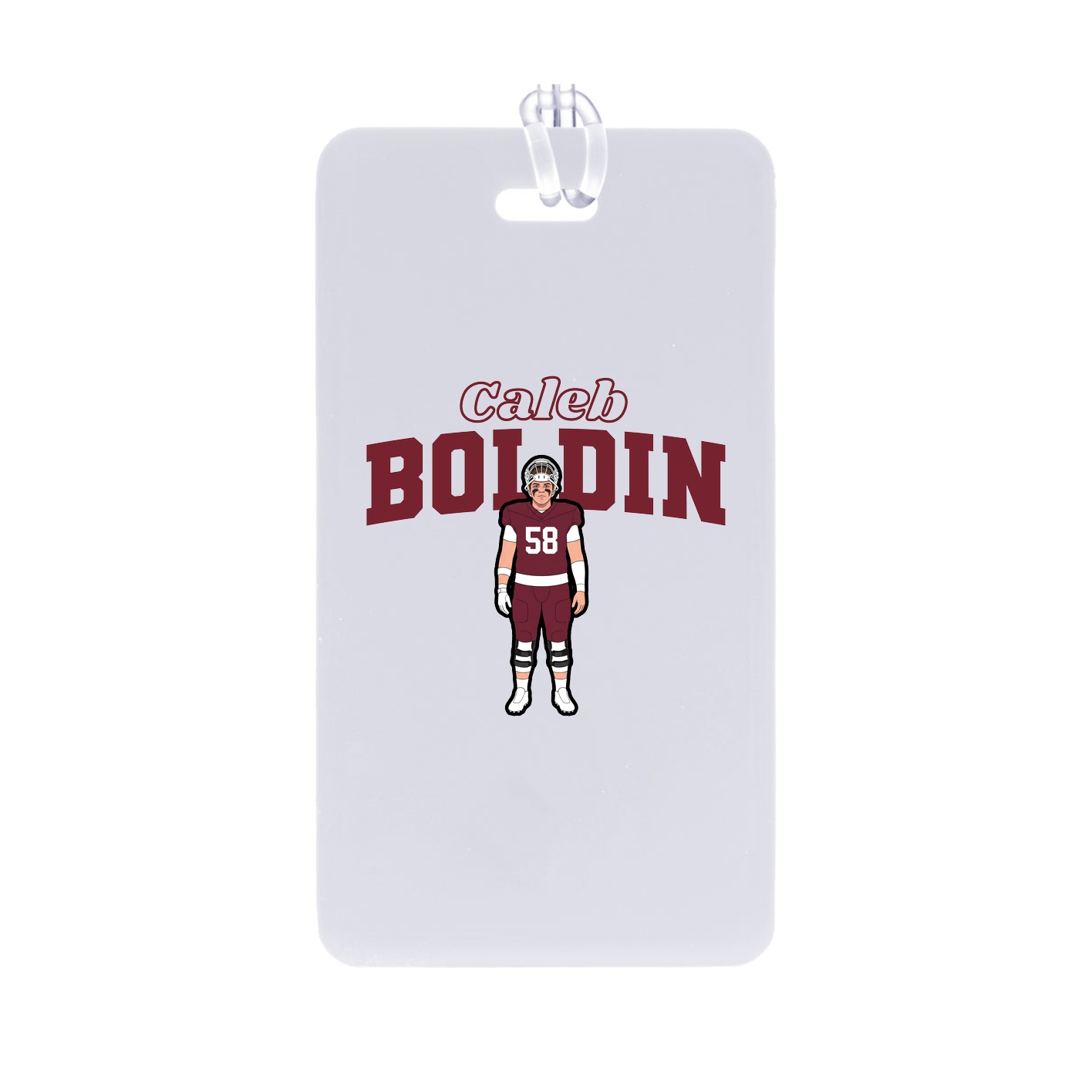 Bag Tag — Name Arch in Classic