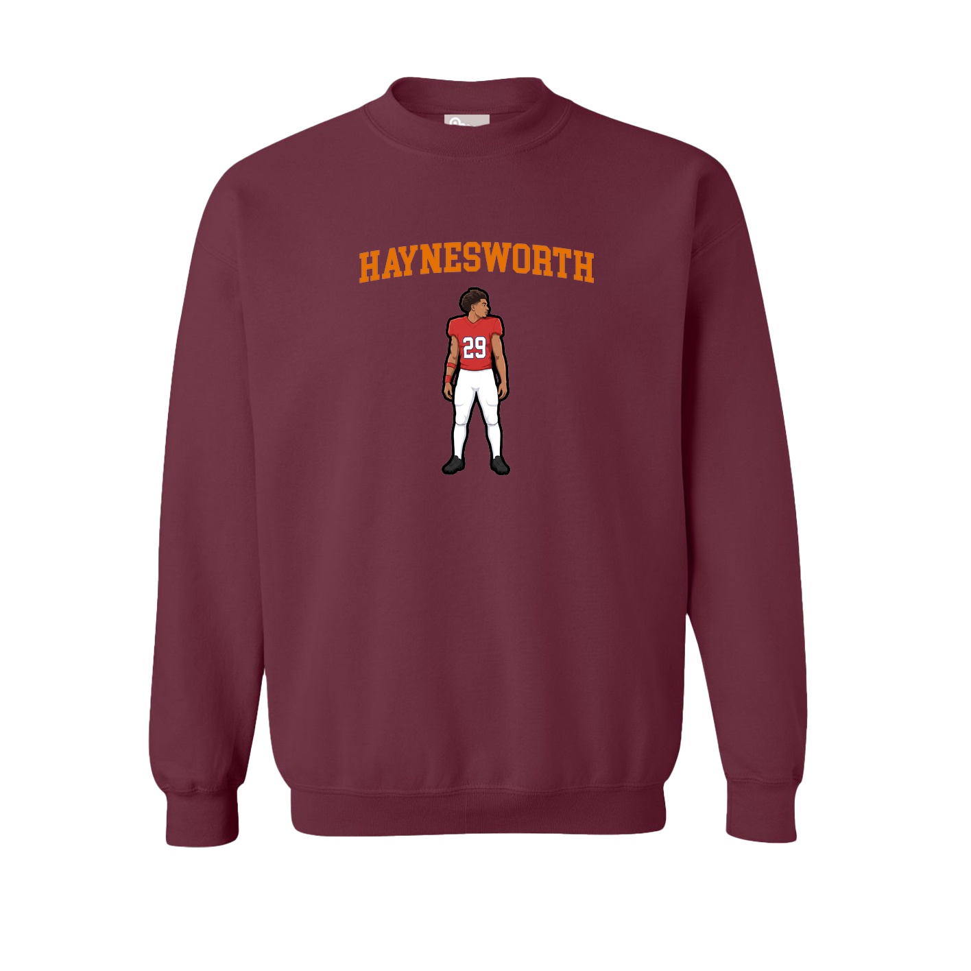 Fleece Crew — Shirsey in Maroon
