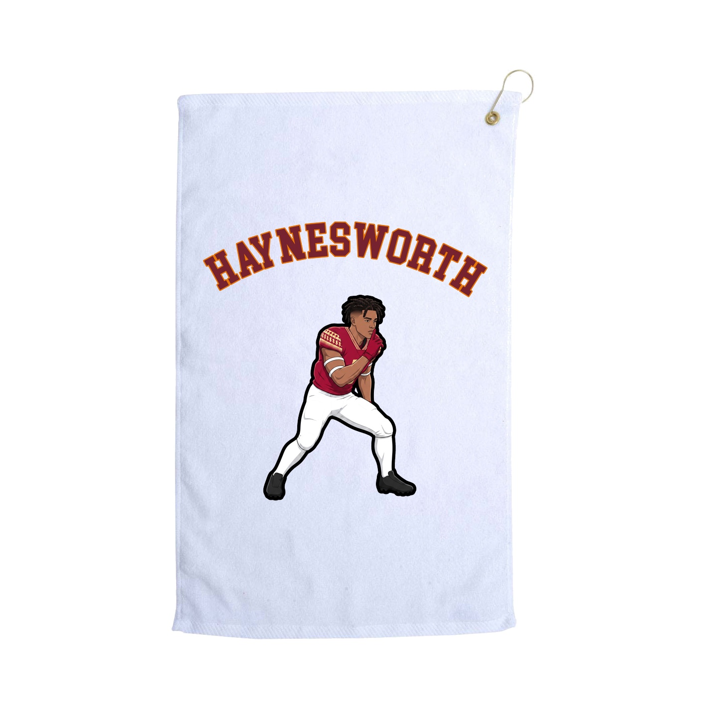 Golf Towel — Shirsey Arch in White