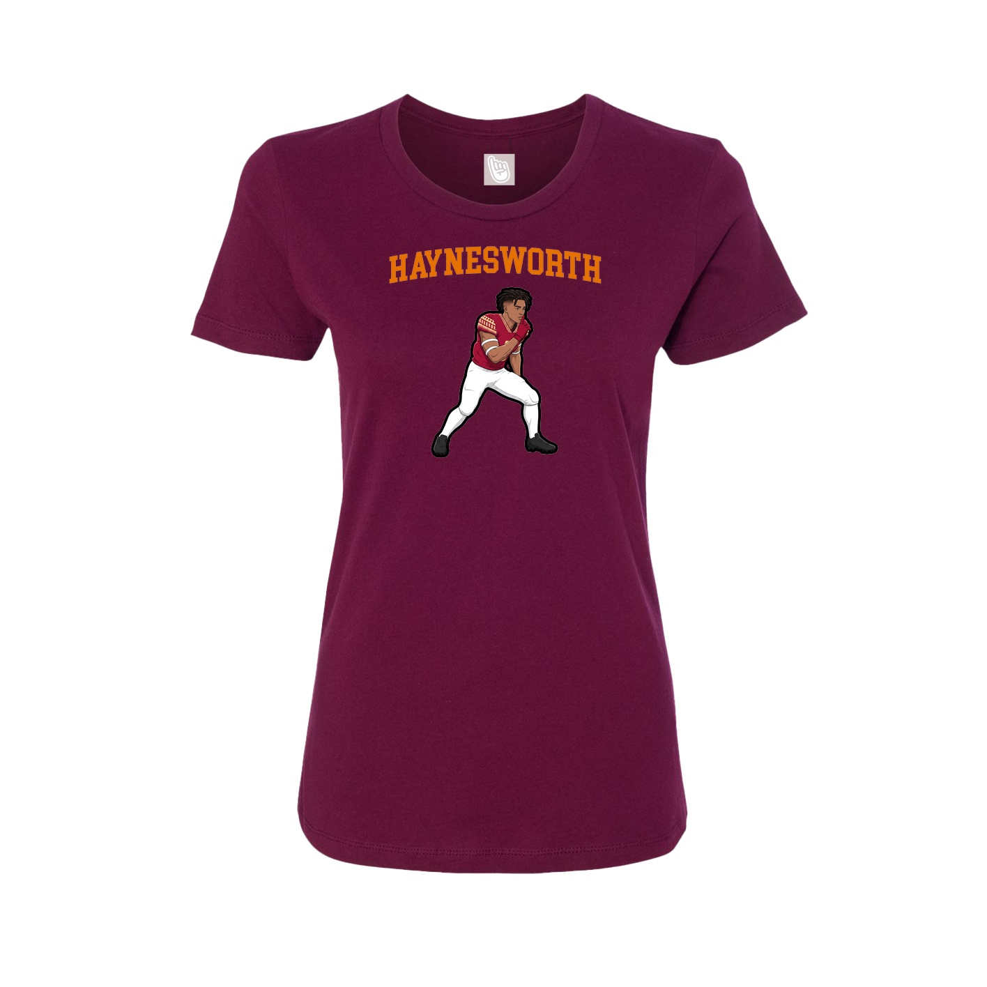 Fitted Women's Tee — Shirsey in Maroon