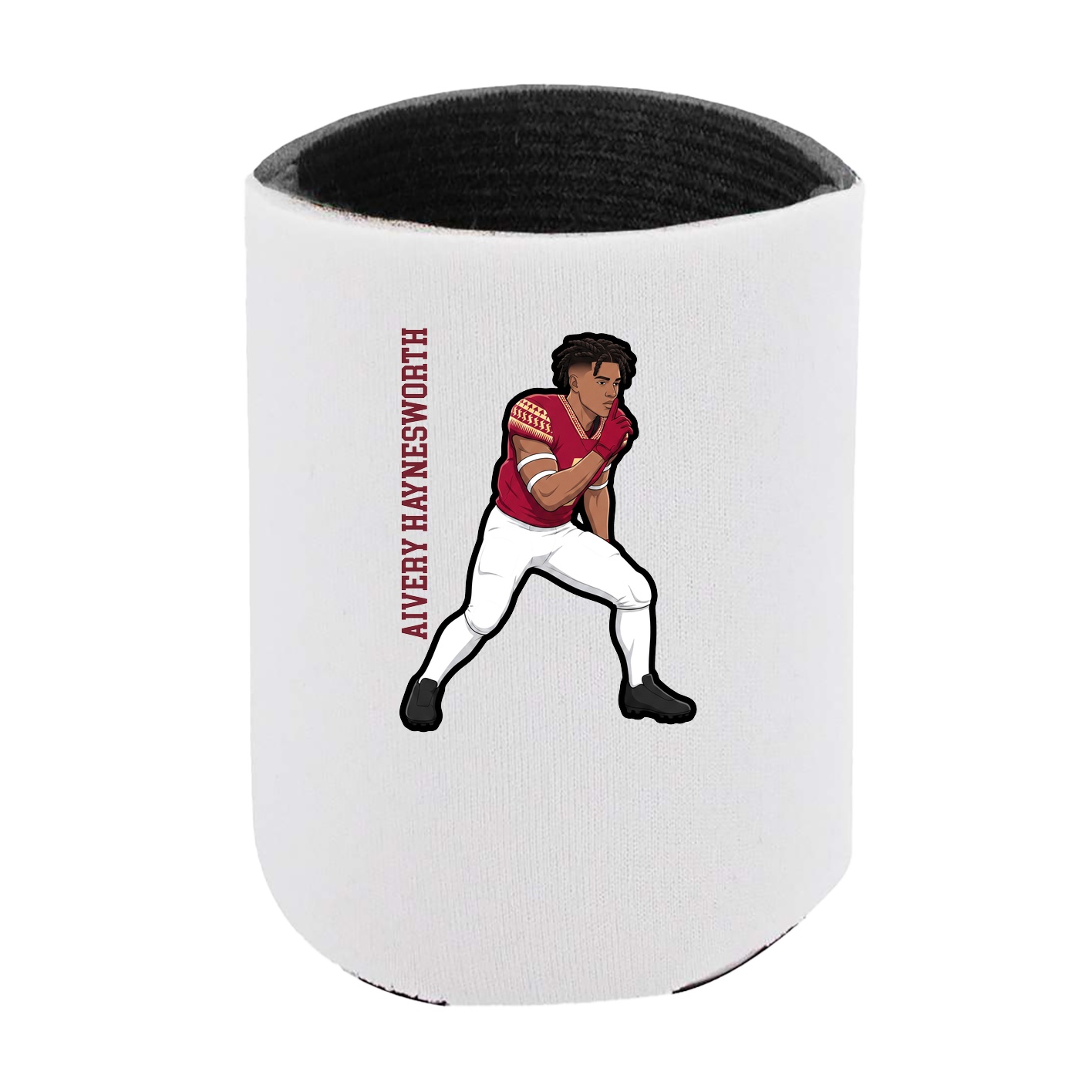 Can Holder — Name Vertical in White