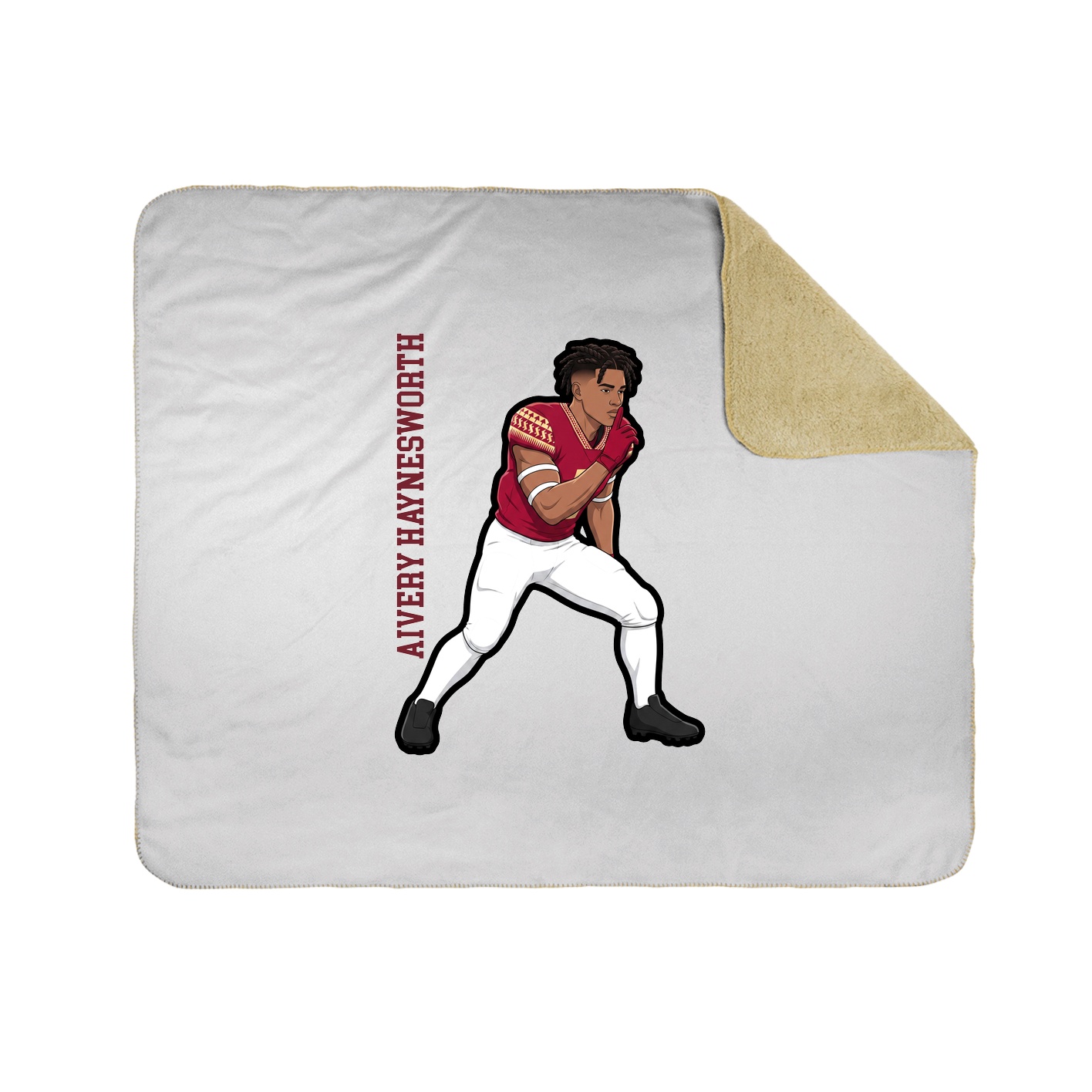 50x60 Sherpa Lined Throw Blanket