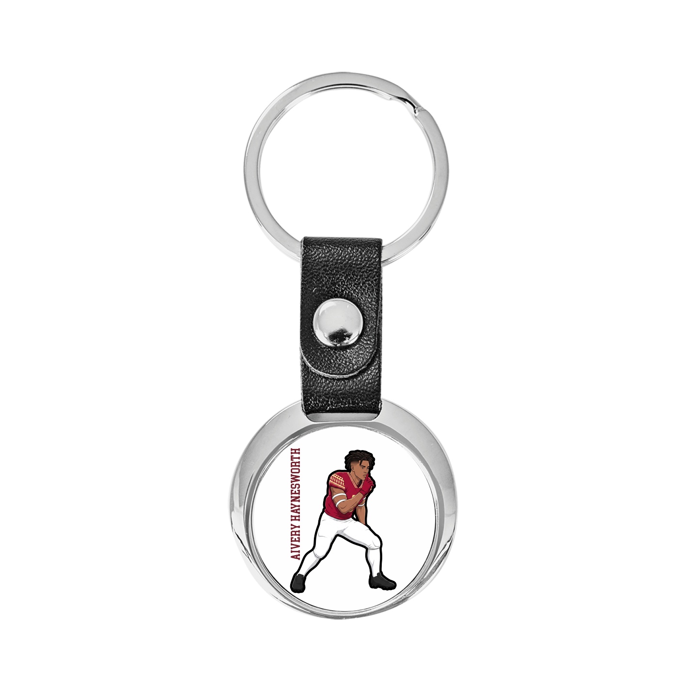 Key Chain — Name Vertical in Classic