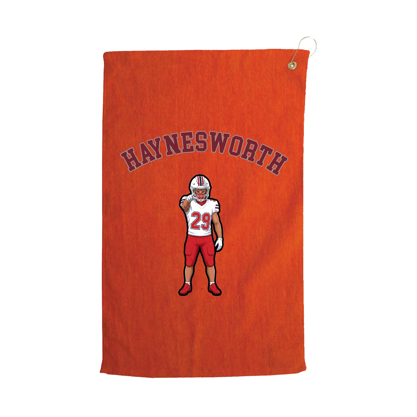 Golf Towel — Shirsey Arch in Orange