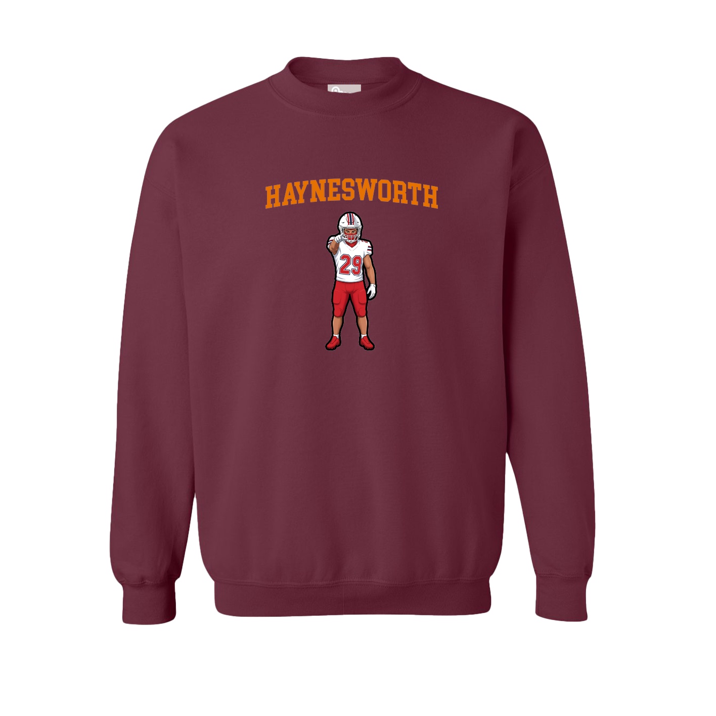 Fleece Crew — Shirsey in Maroon