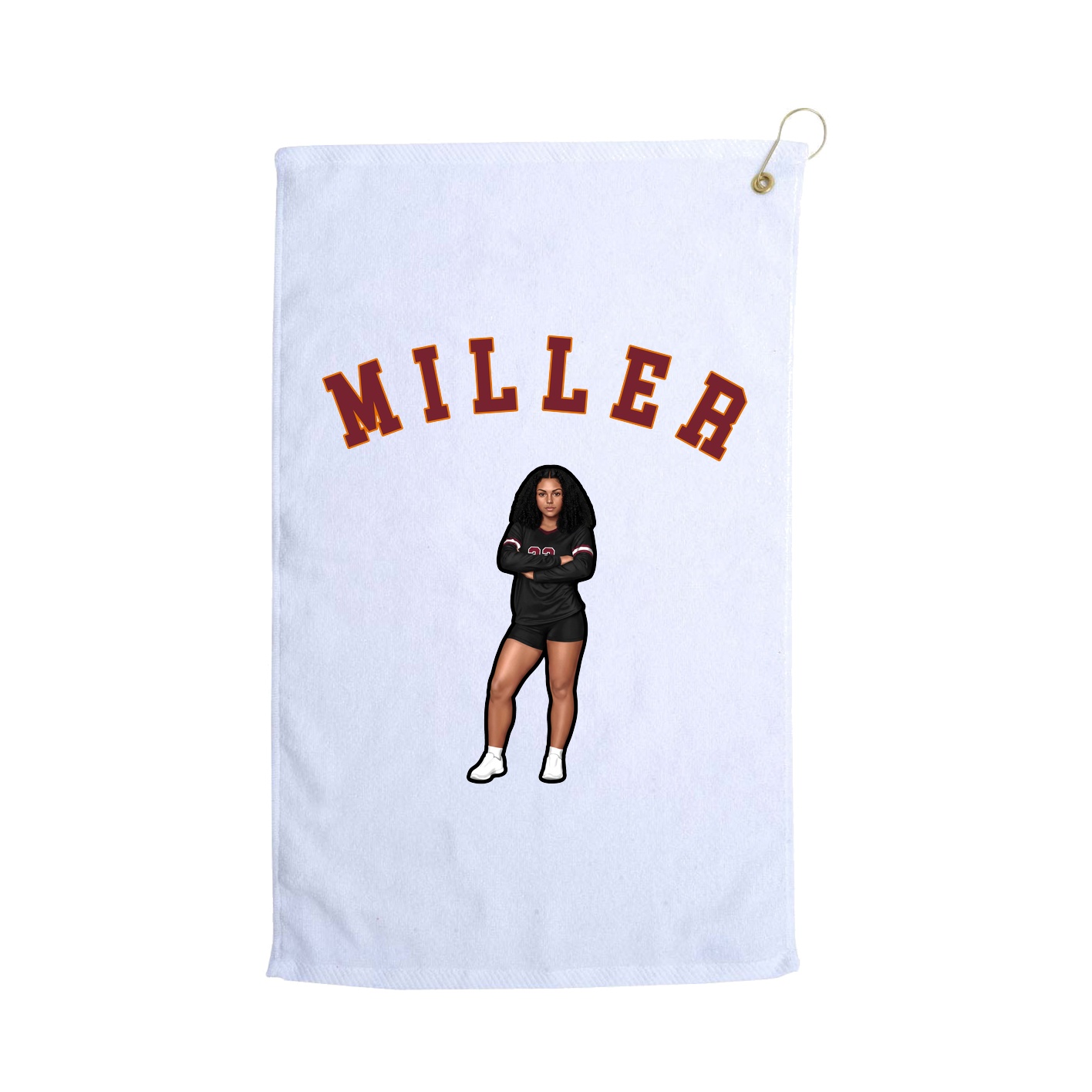 Golf Towel — Shirsey Arch in White