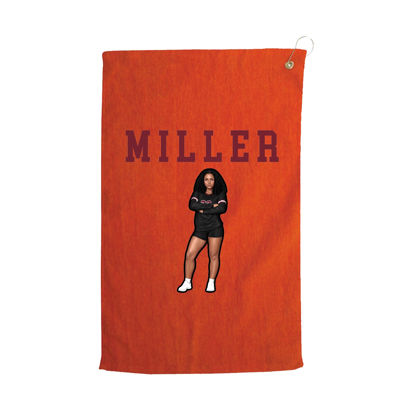 Golf Towel — Shirsey in Orange