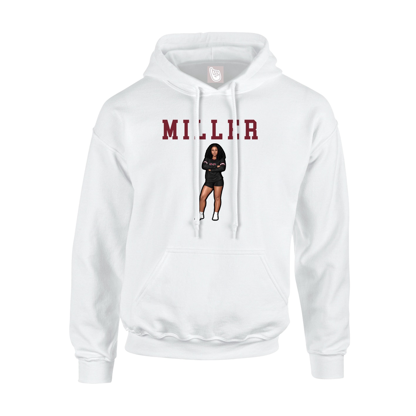 Youth Hoodie — Shirsey in White