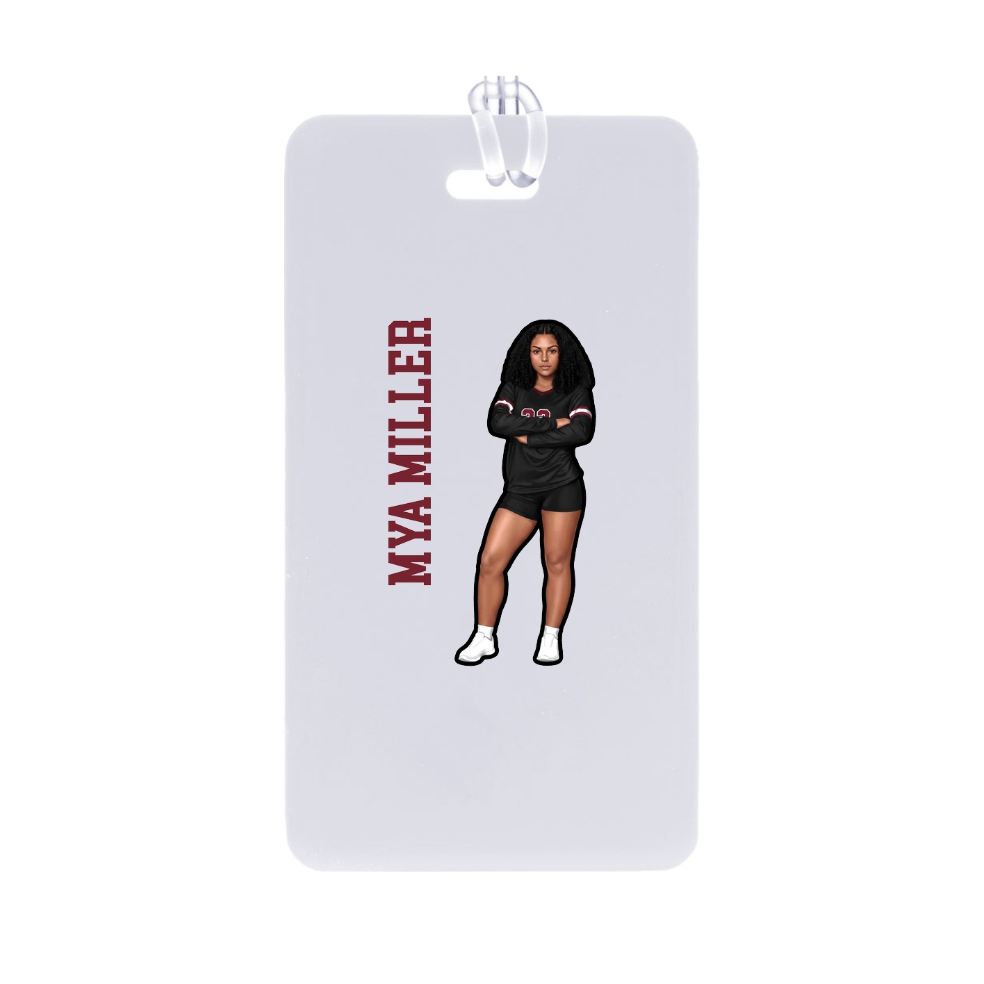 Bag Tag — Name Vertical in Classic