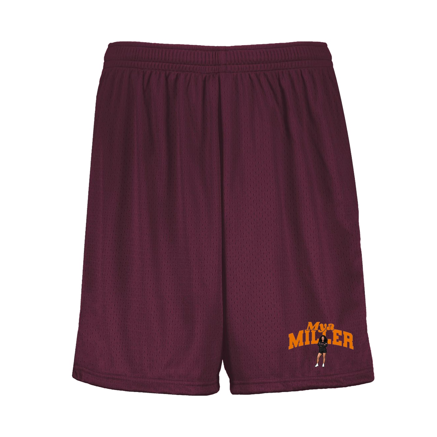 Shorts — Signature Arch in Maroon