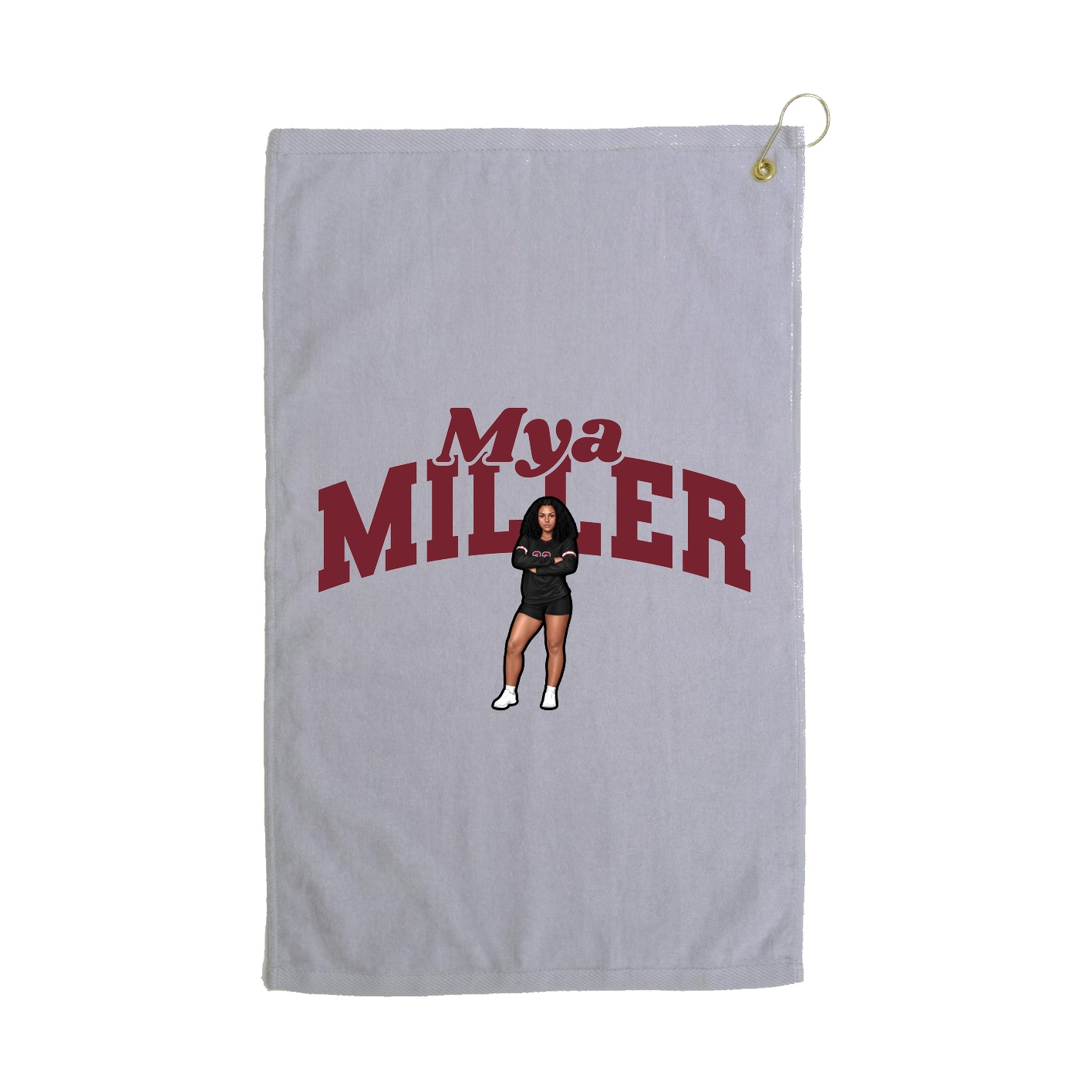 Golf Towel — Signature Arch in Grey