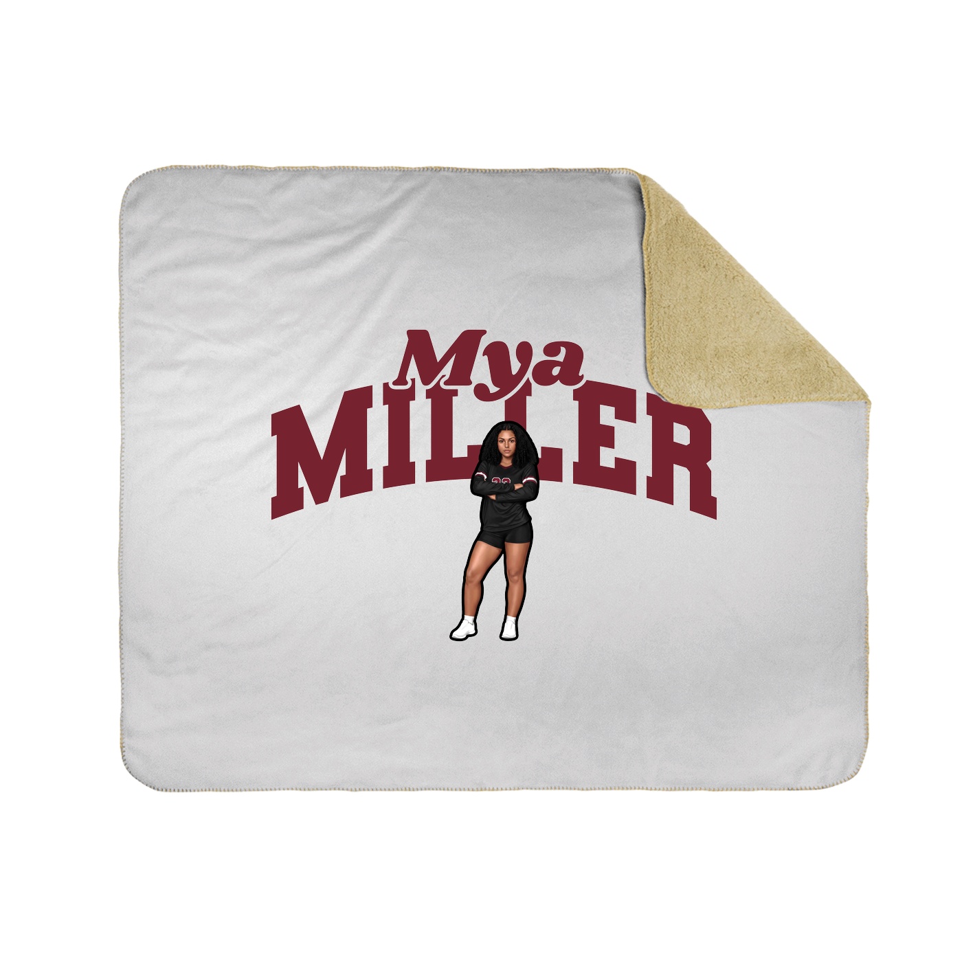 Throw Blanket — Signature Arch in White