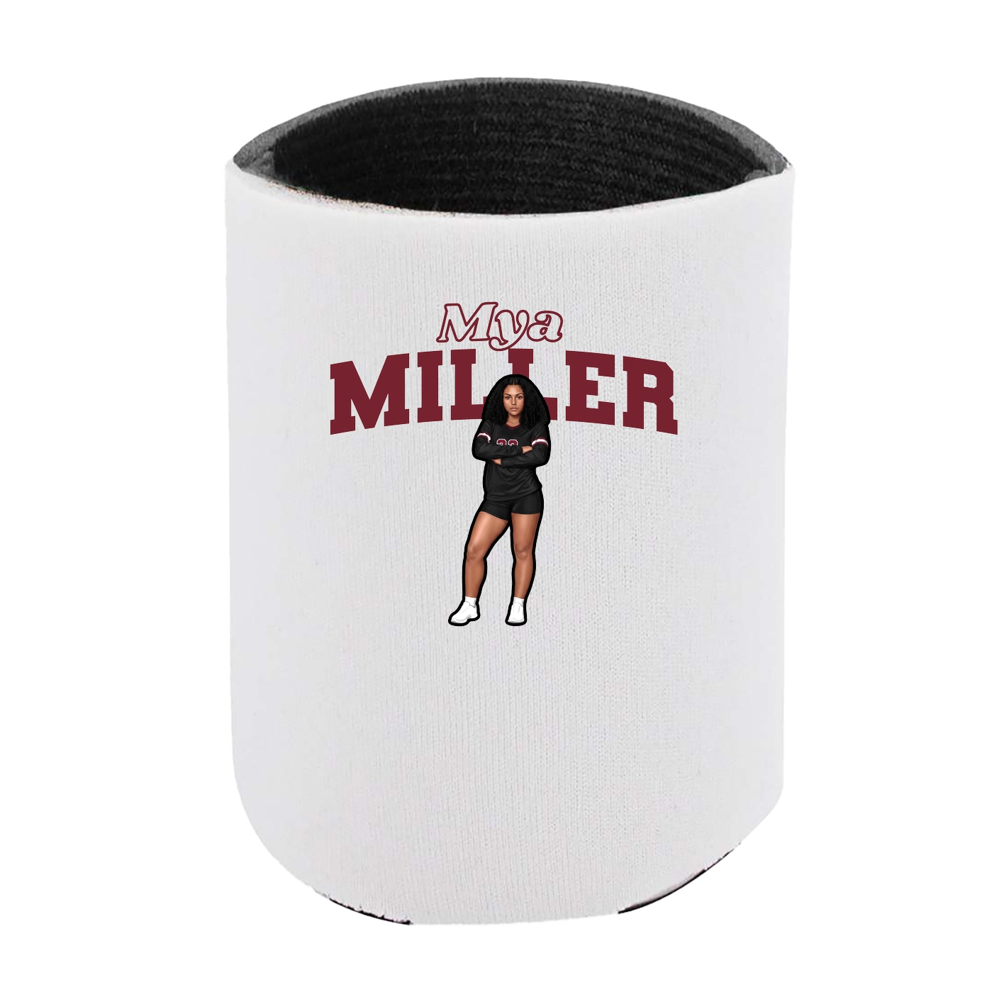 Can Holder — Name Arch in White