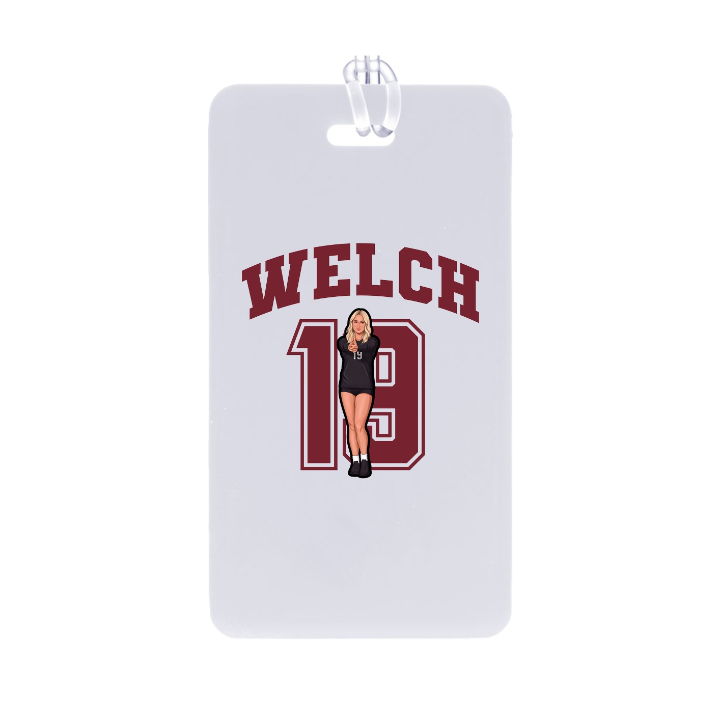 Bag Tag — Number in Classic