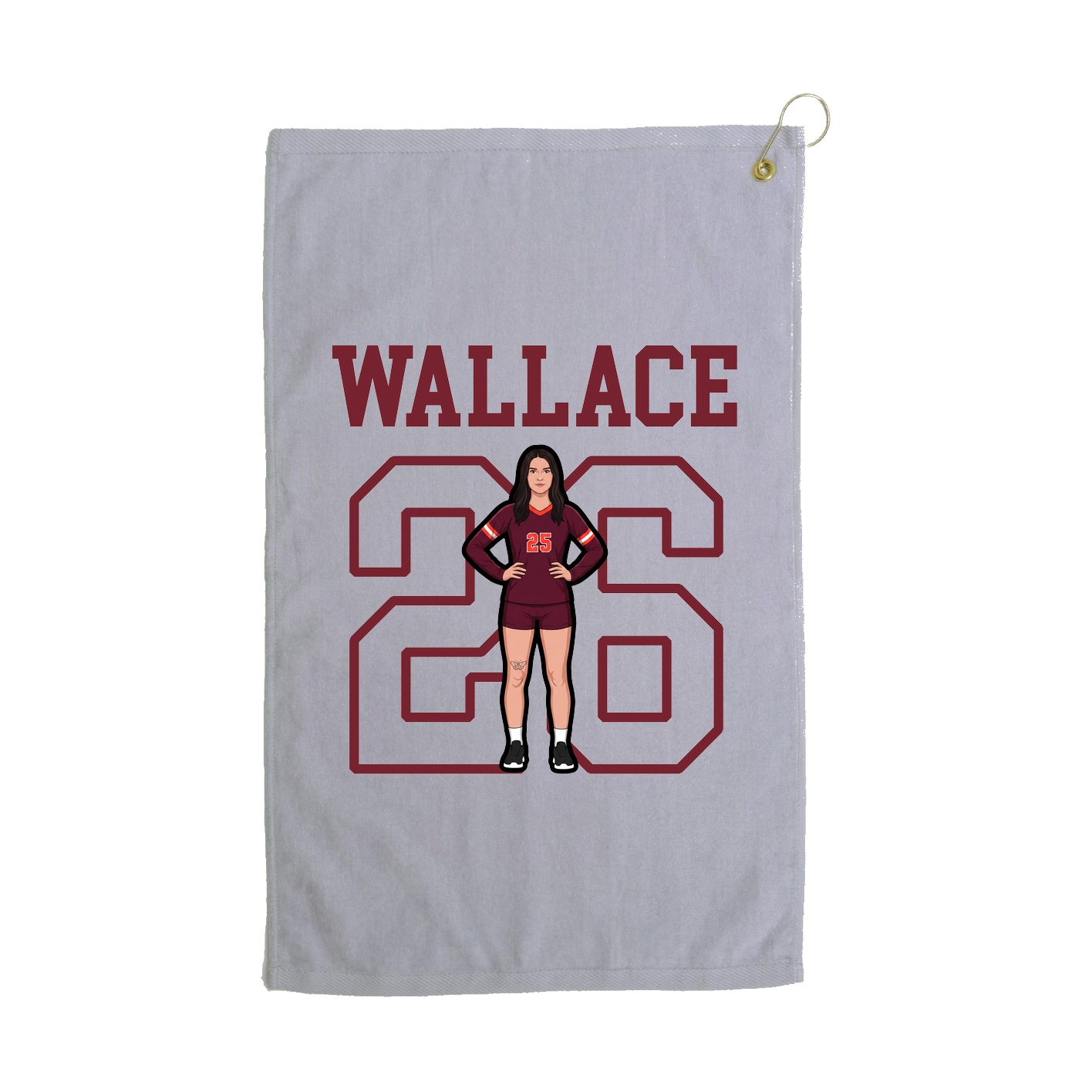Golf Towel — Shirsey in Grey