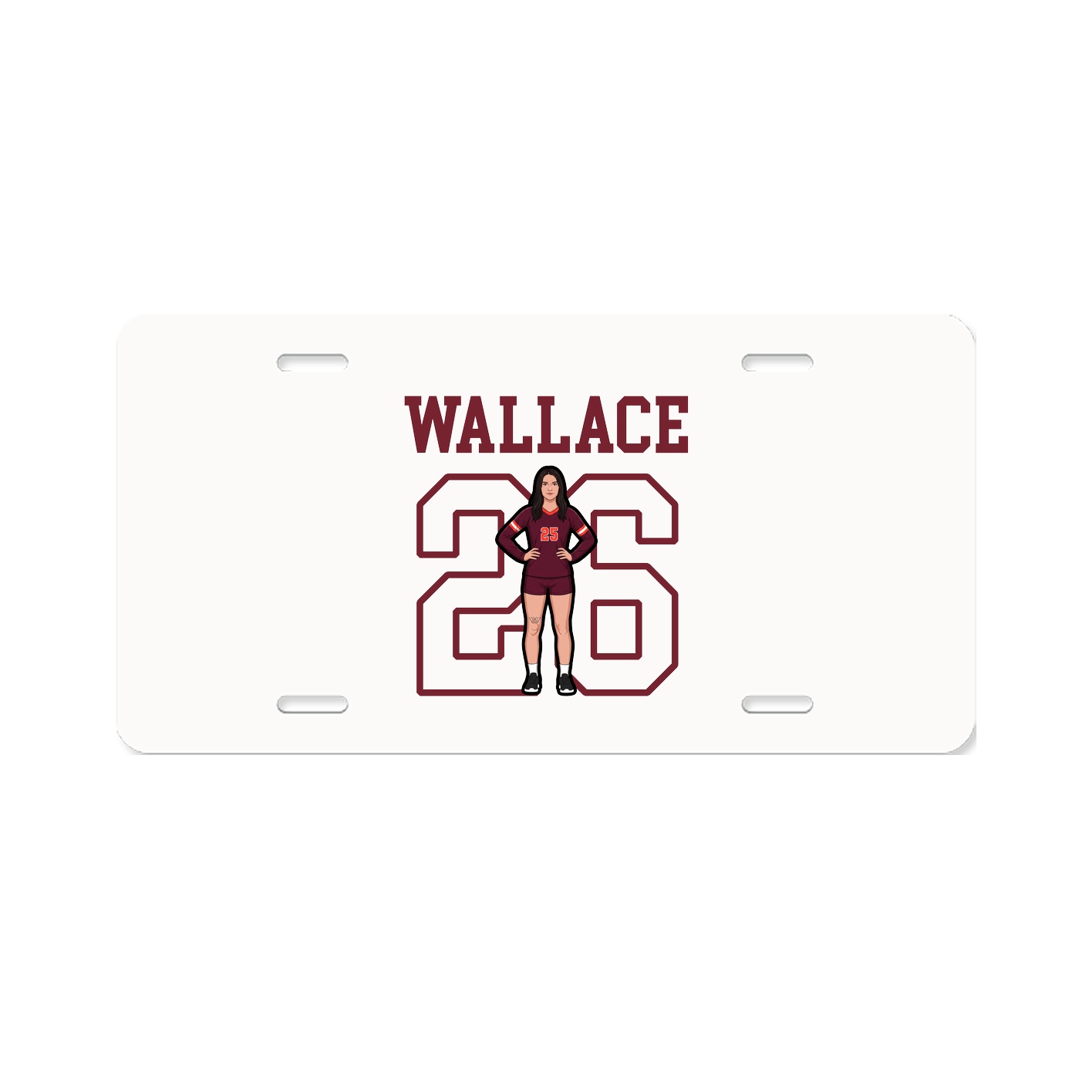 License Plate — Shirsey in Classic