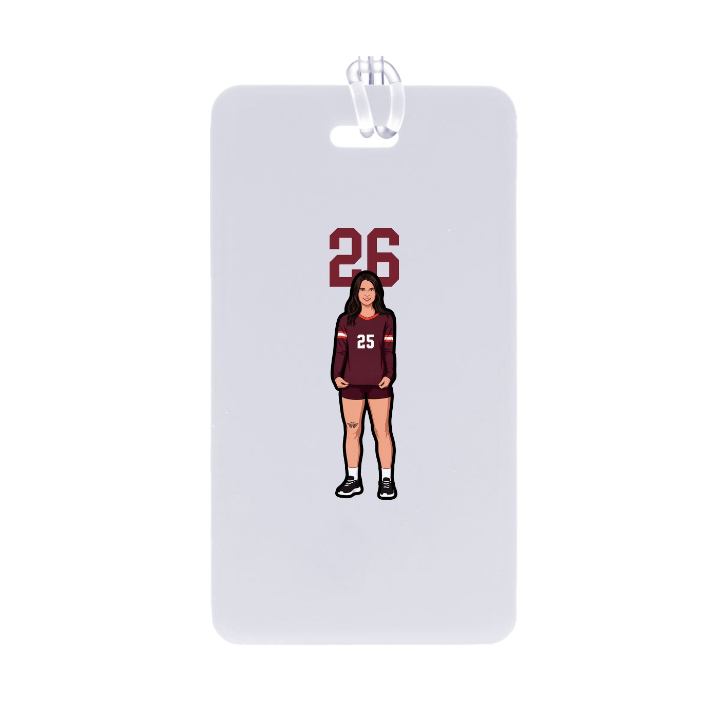 Bag Tag — Number Top in Classic