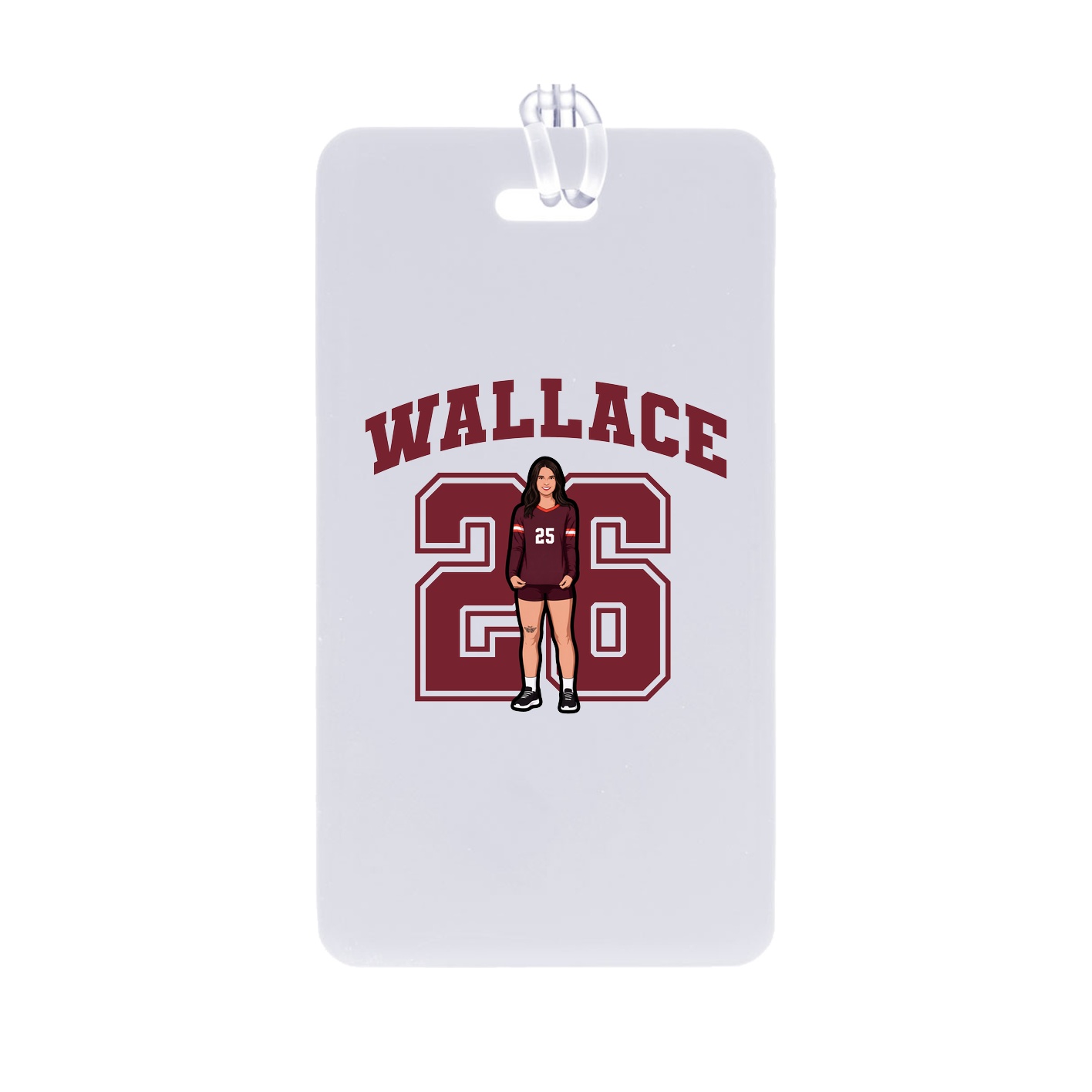Bag Tag — Number in Classic