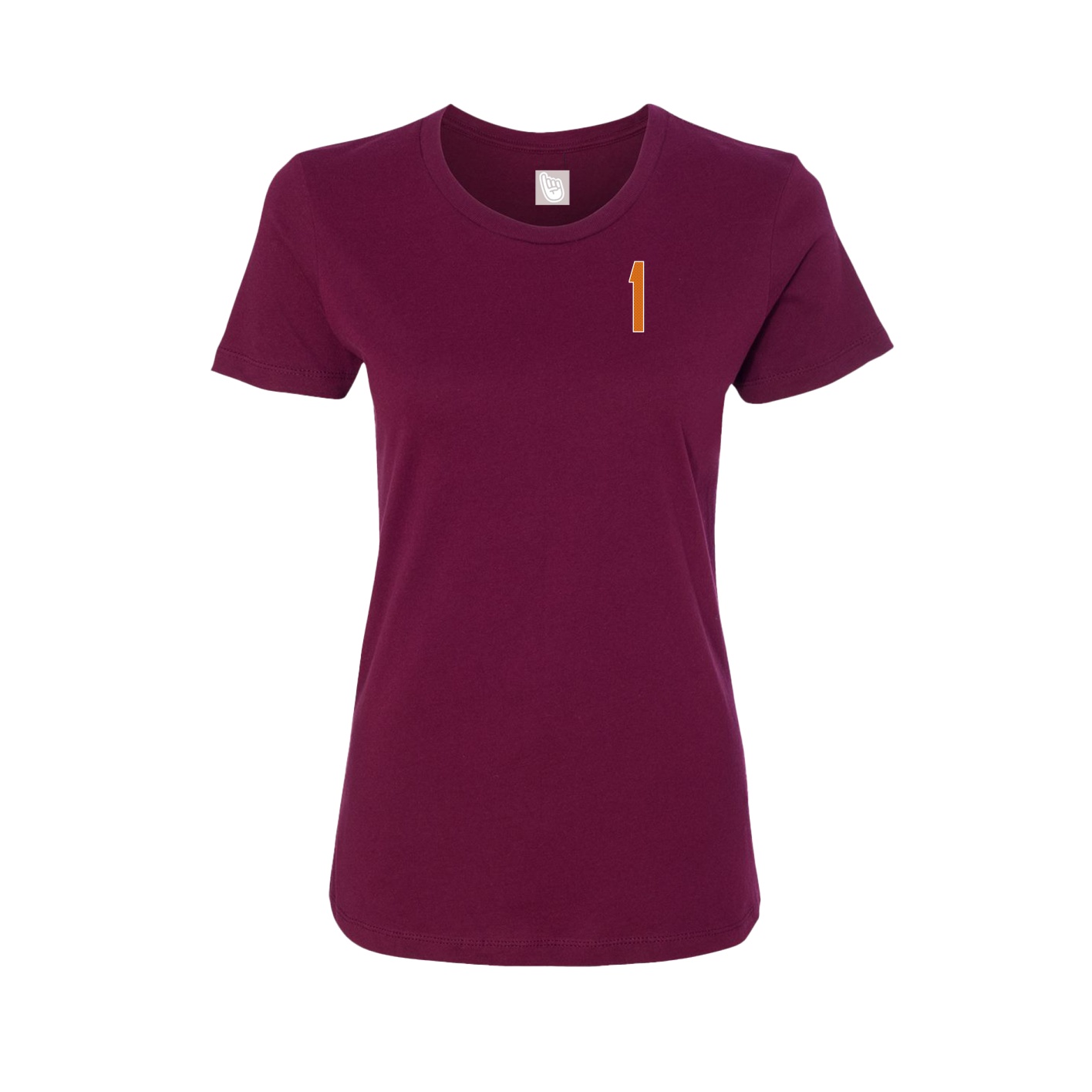 Womens Tee — Front Shirsy in Maroon