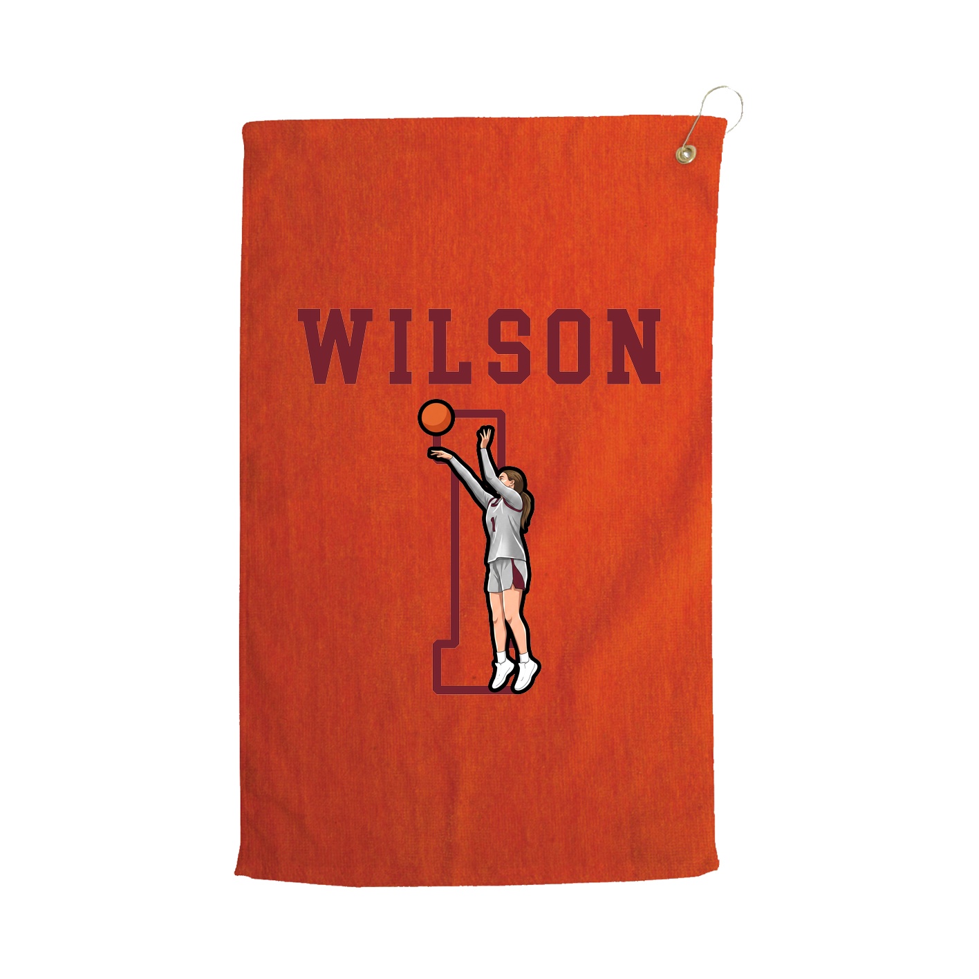 Golf Towel — Shirsey in Orange