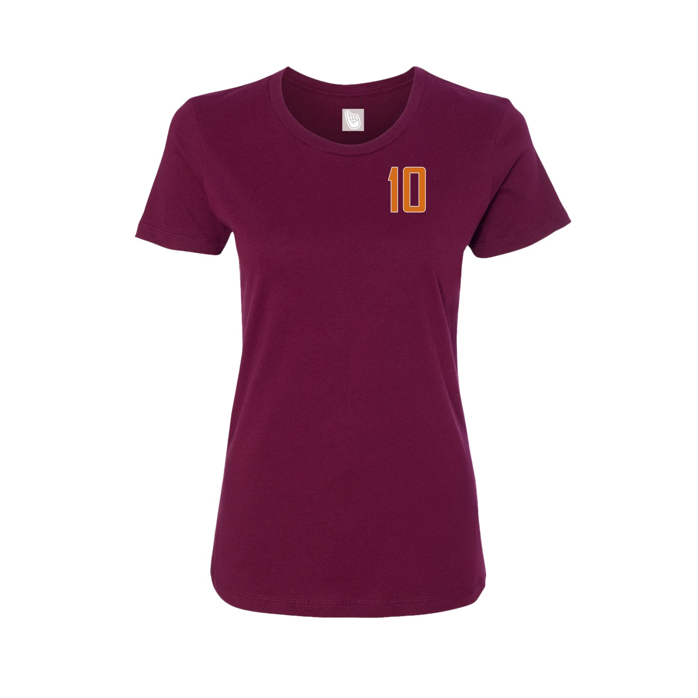 Womens Tee — Front Shirsy in Maroon