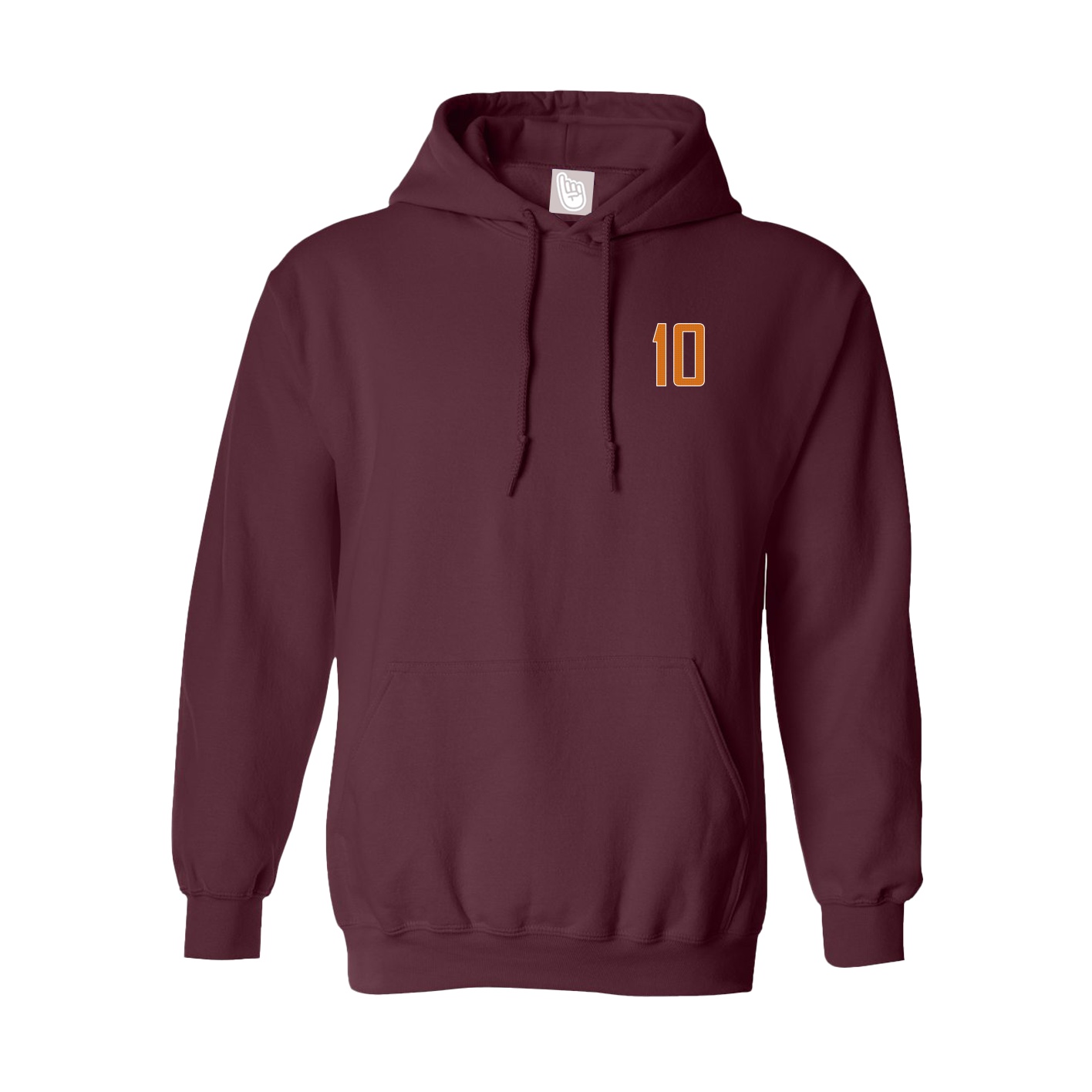 Hoodie — Front Shirsy in Maroon