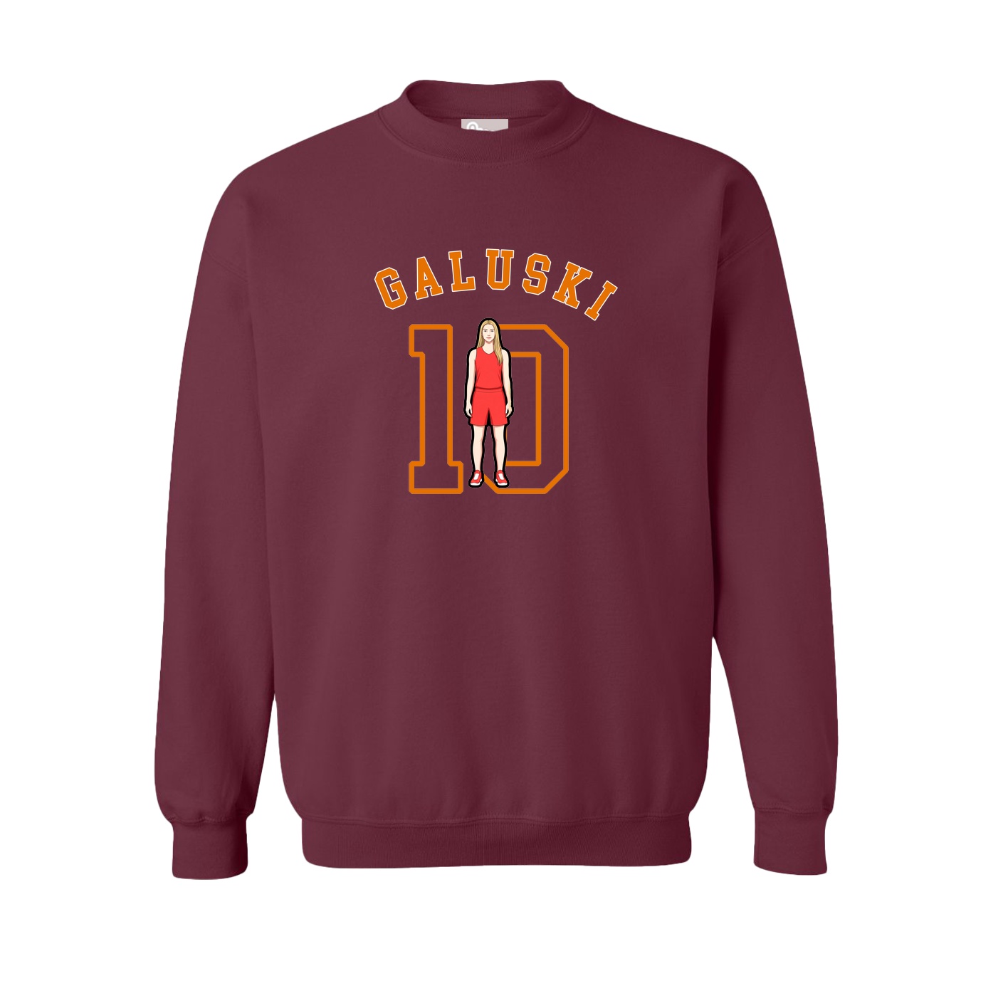 Fleece Crew — Shirsey Arch in Maroon
