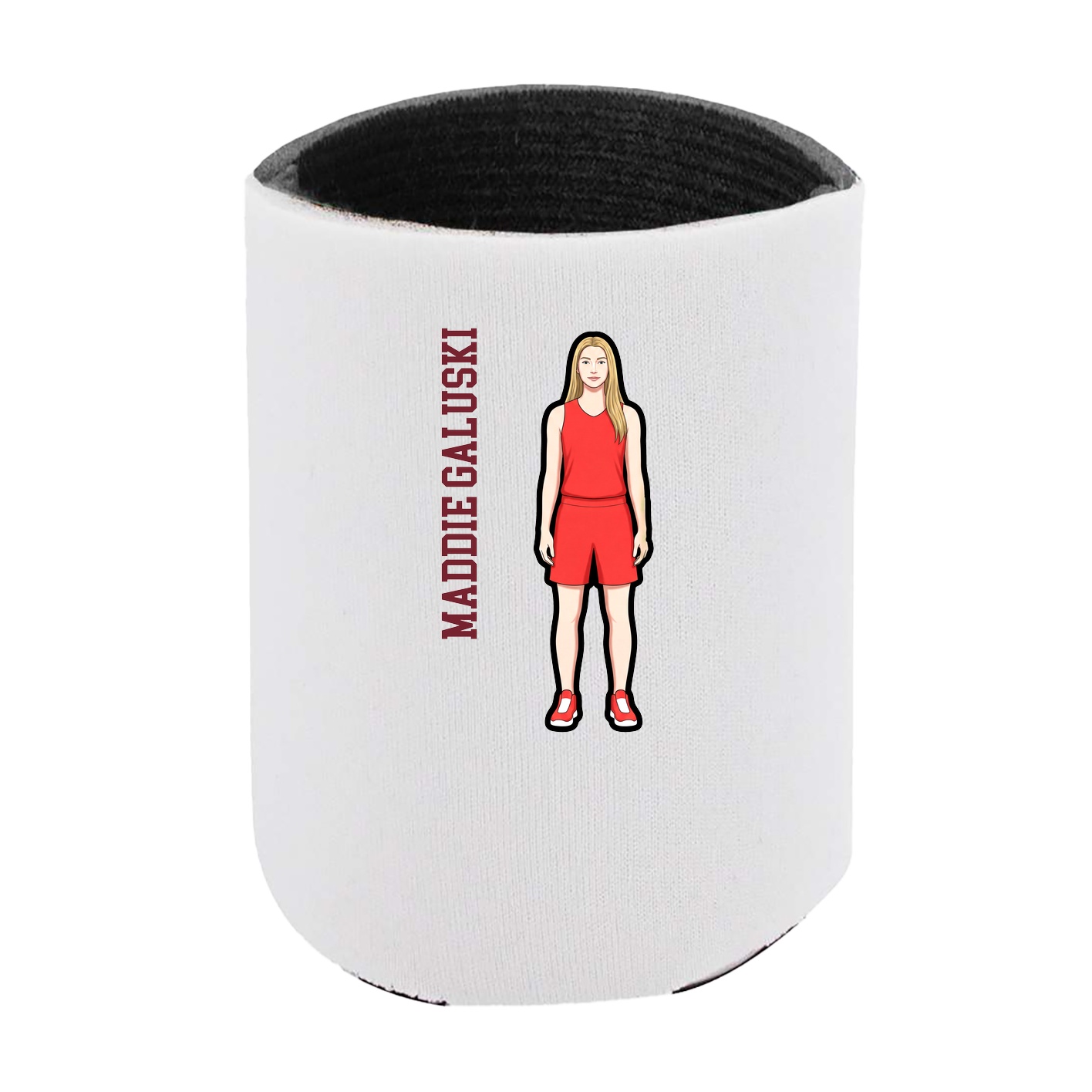 Can Holder — Name Vertical in White