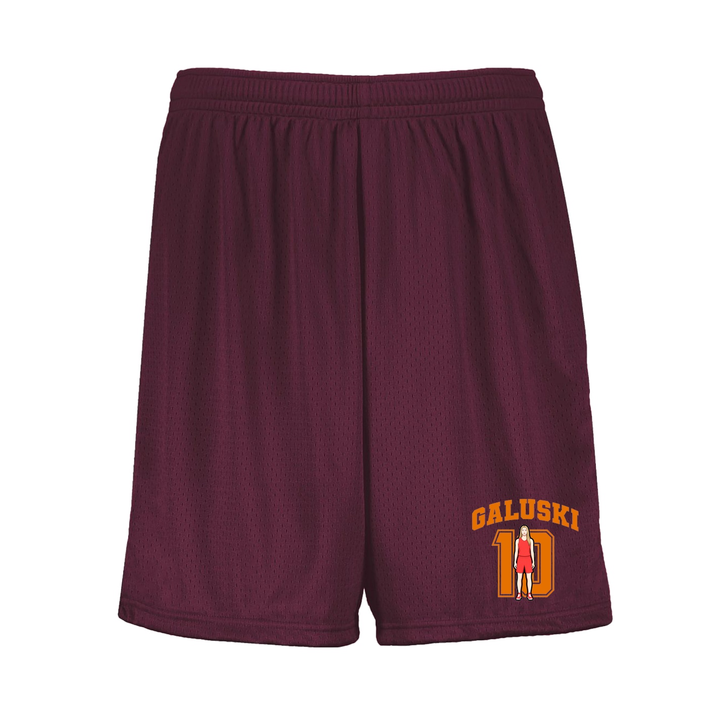 Shorts — Number in Maroon