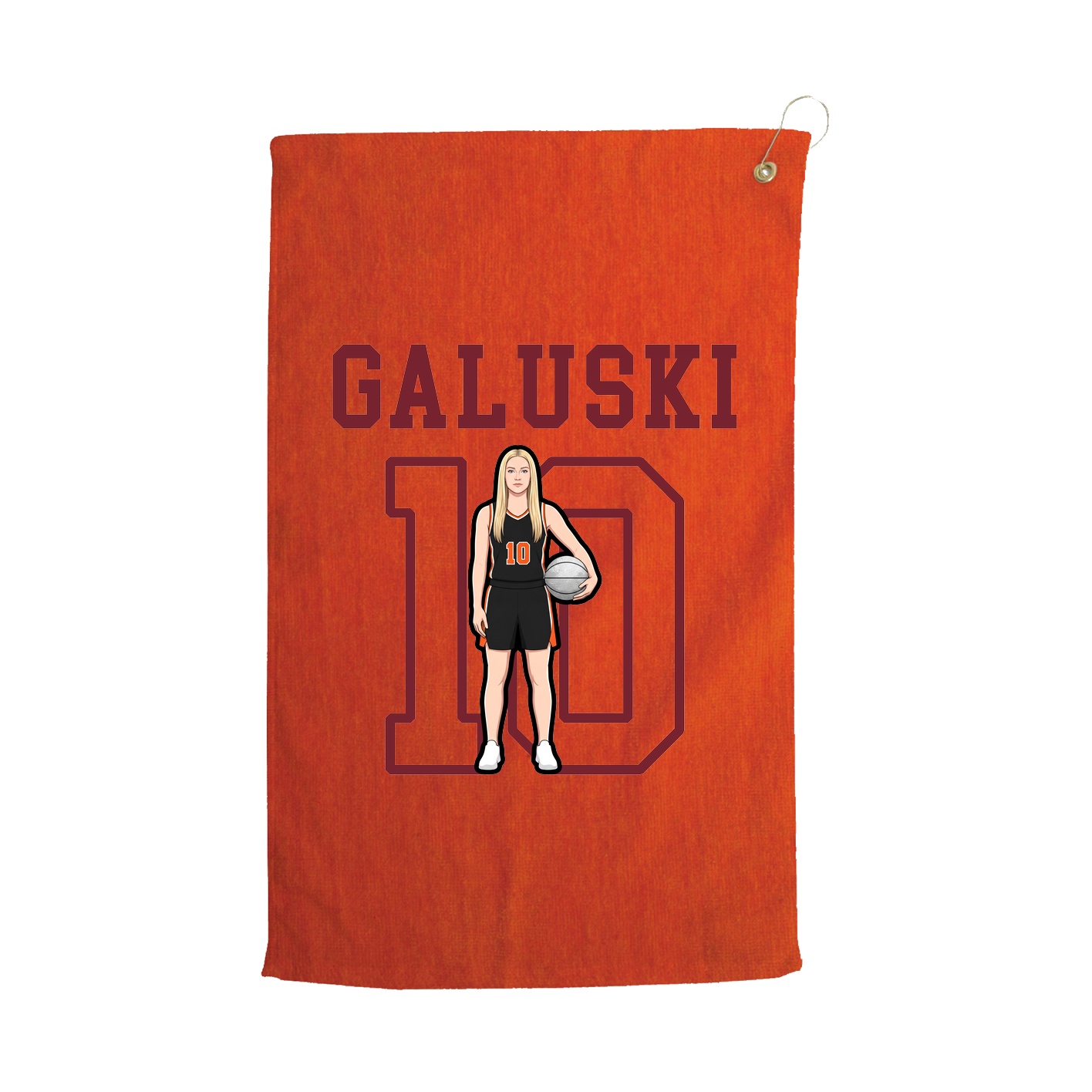 Golf Towel — Shirsey in Orange
