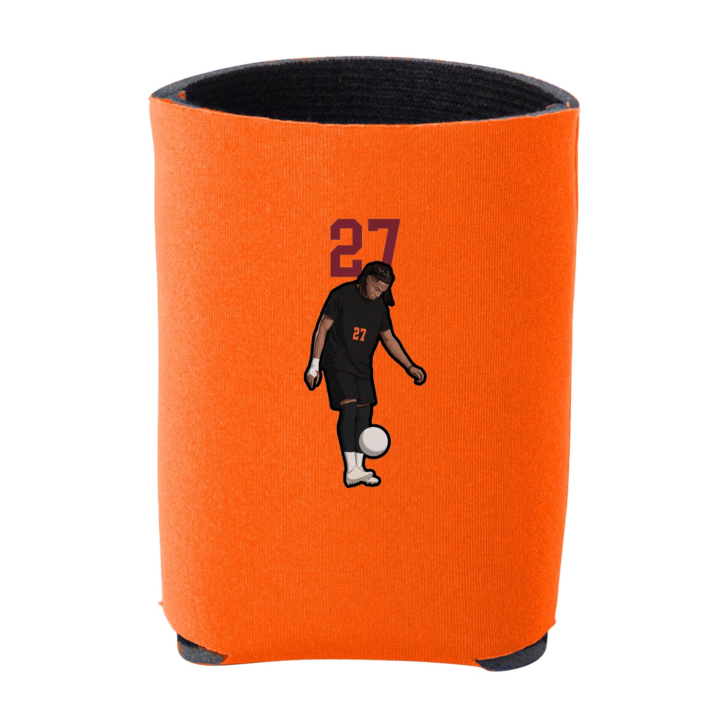 Can Holder — Number Top in Orange