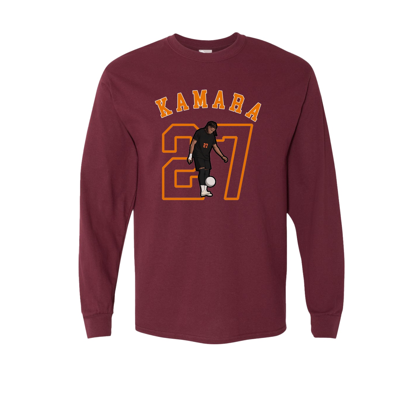 Long Sleeve Tee — Shirsey Arch in Maroon