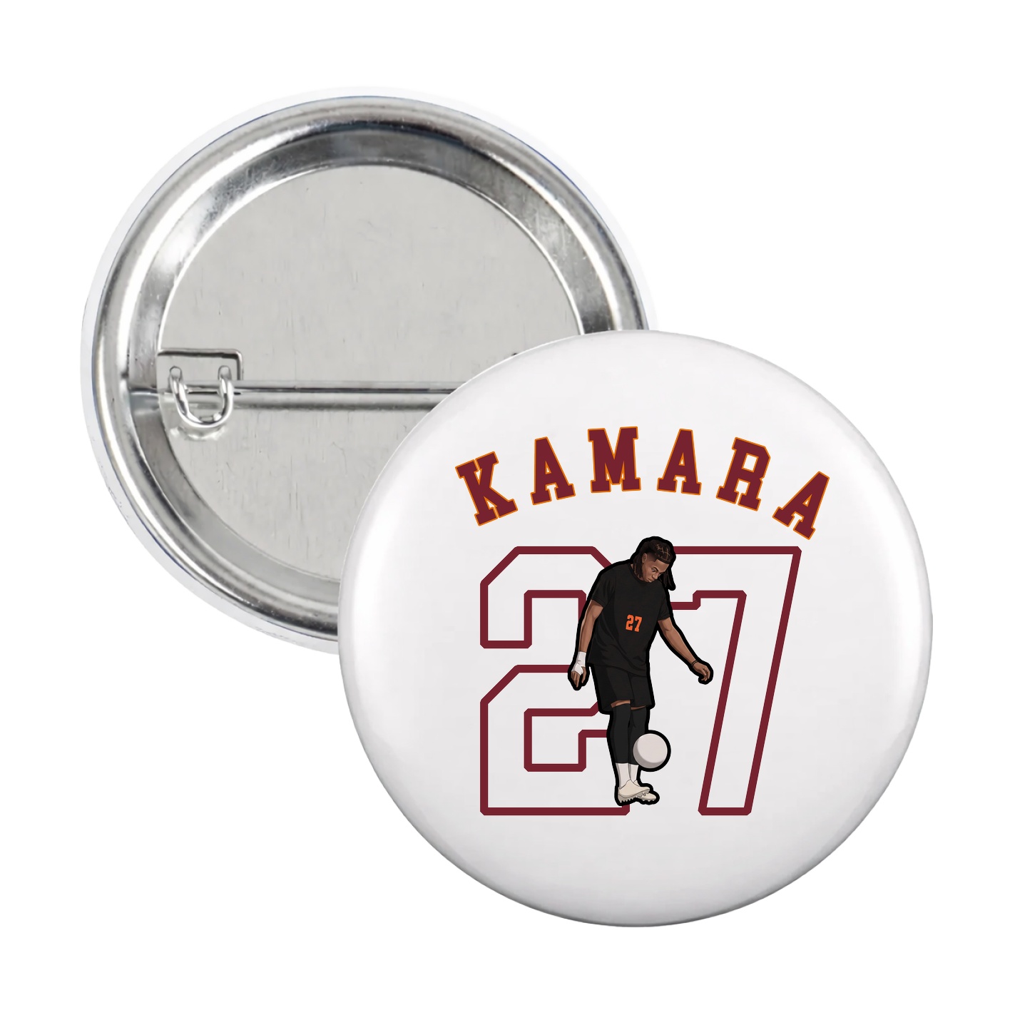 Game Day Button — Shirsey Arch in White