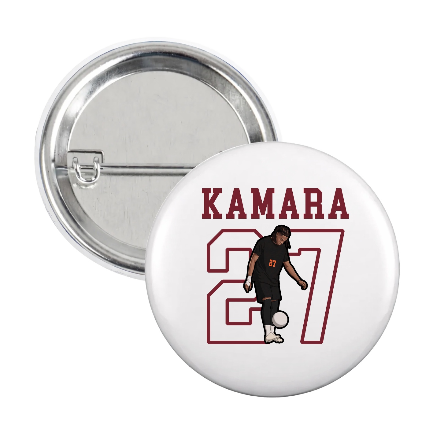 Game Day Button — Shirsey in White