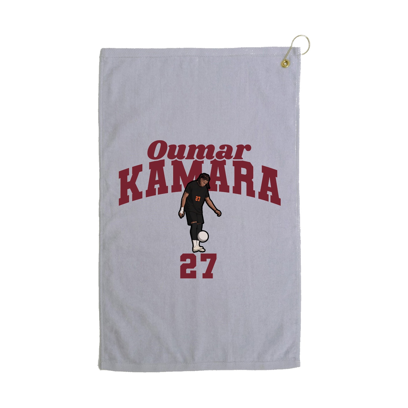 Golf Towel — Signature Arch in Grey