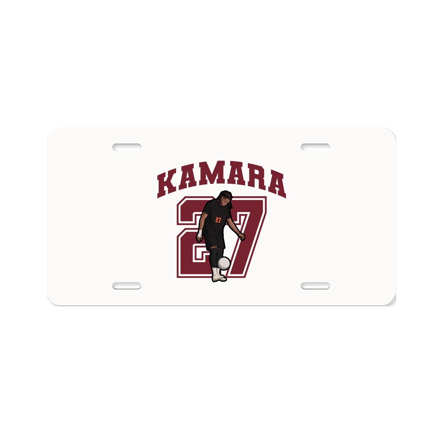 License Plate — Number in Classic