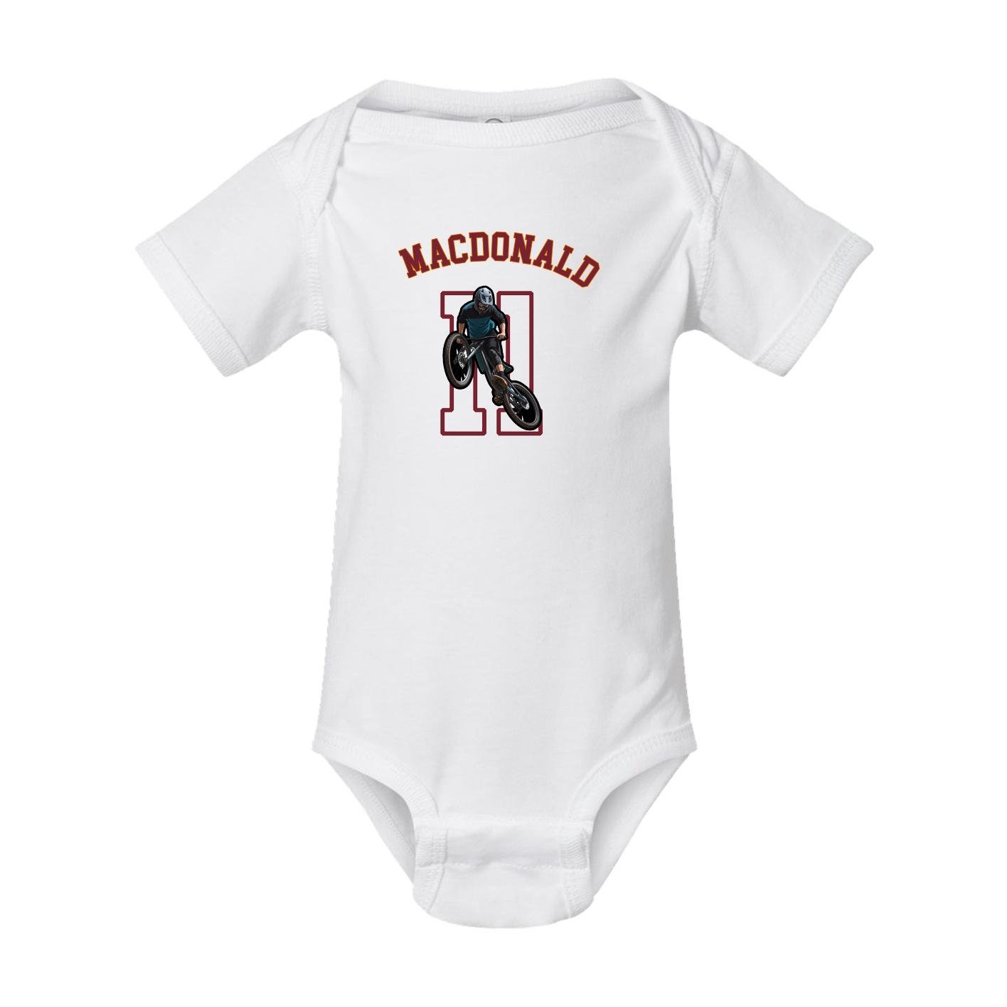 Baby Onesie — Shirsey Arch in White