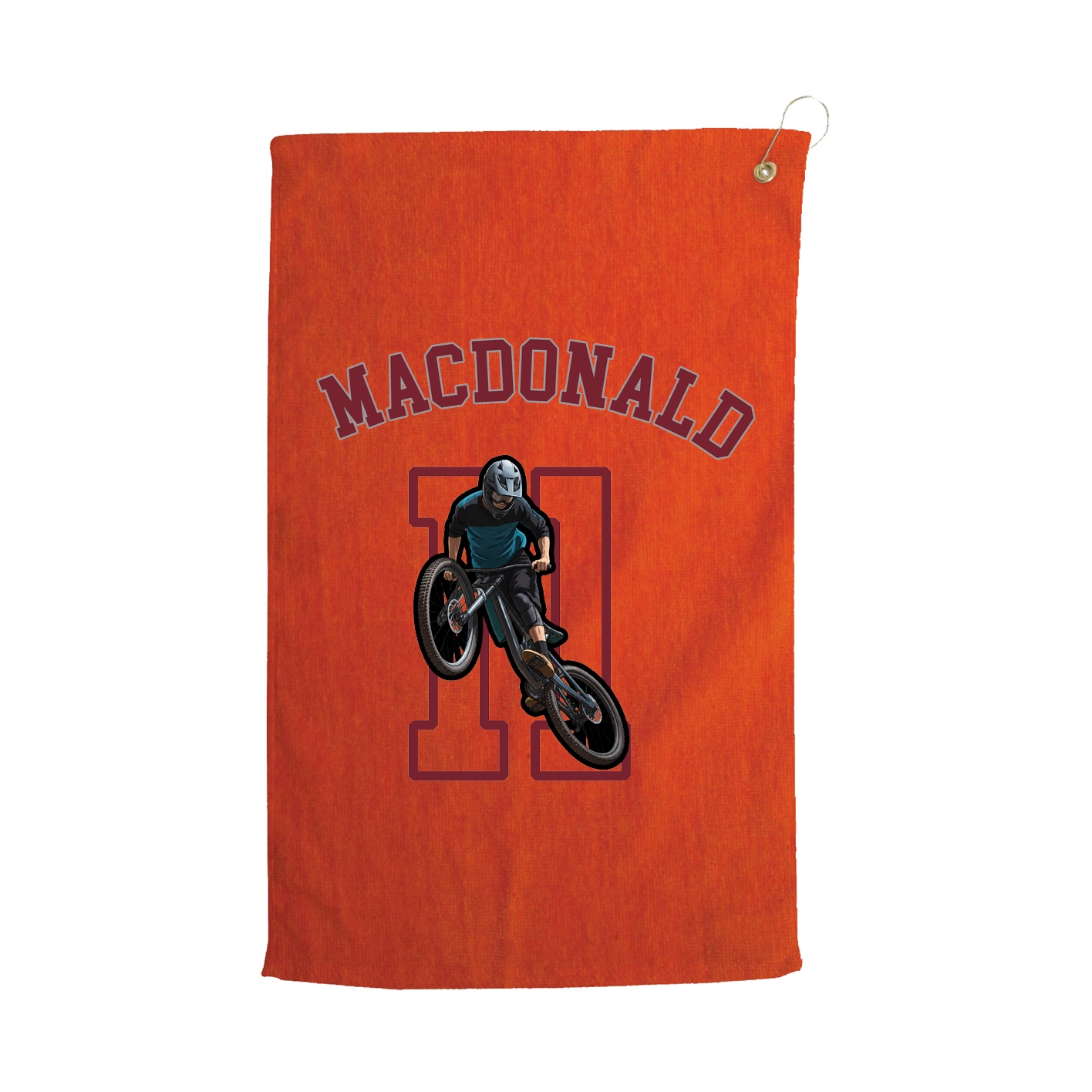 Golf Towel — Shirsey Arch in Orange
