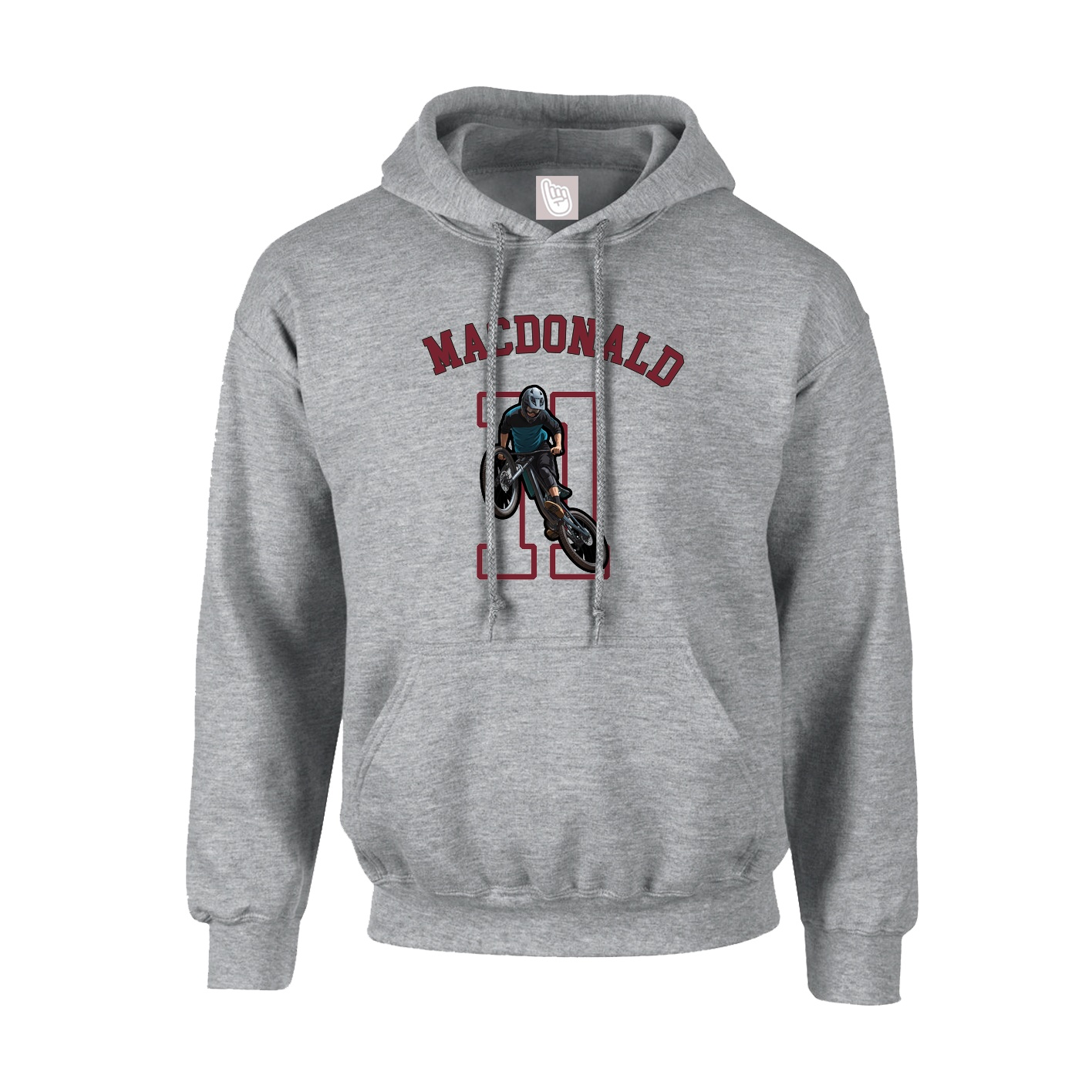 Youth Hoodie — Shirsey Arch in Grey