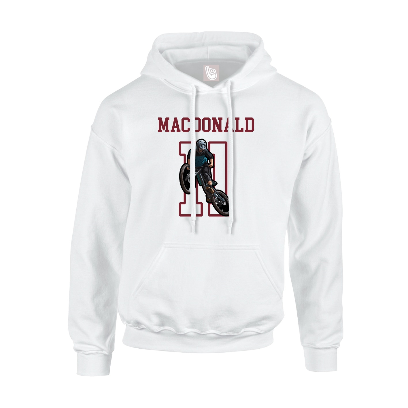 Youth Hoodie — Shirsey in White